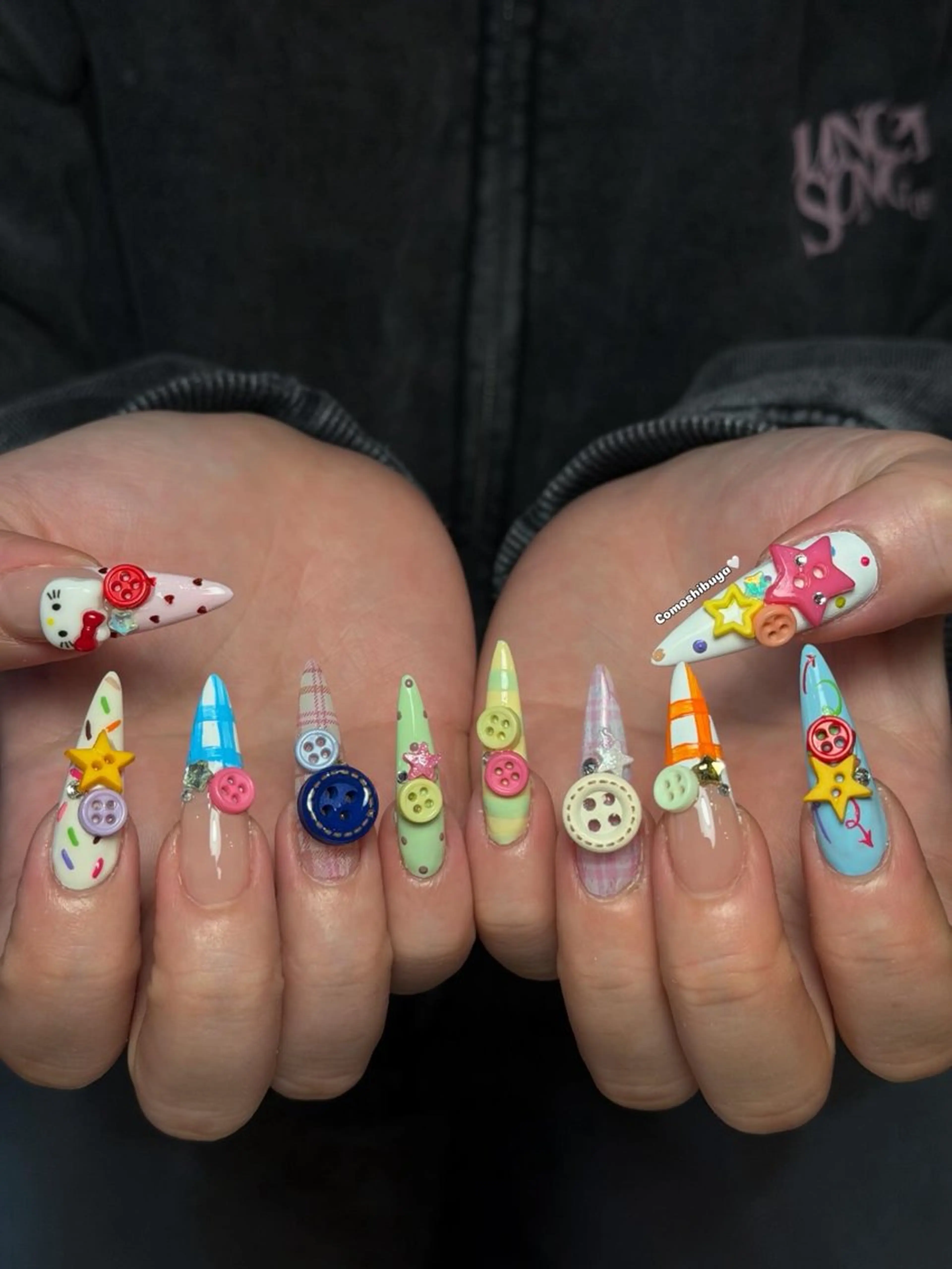 ネイル 韓国ネイル シンプルネイル ワンホンネイル ハンドネイル CoMo Nailのネイルデザイン