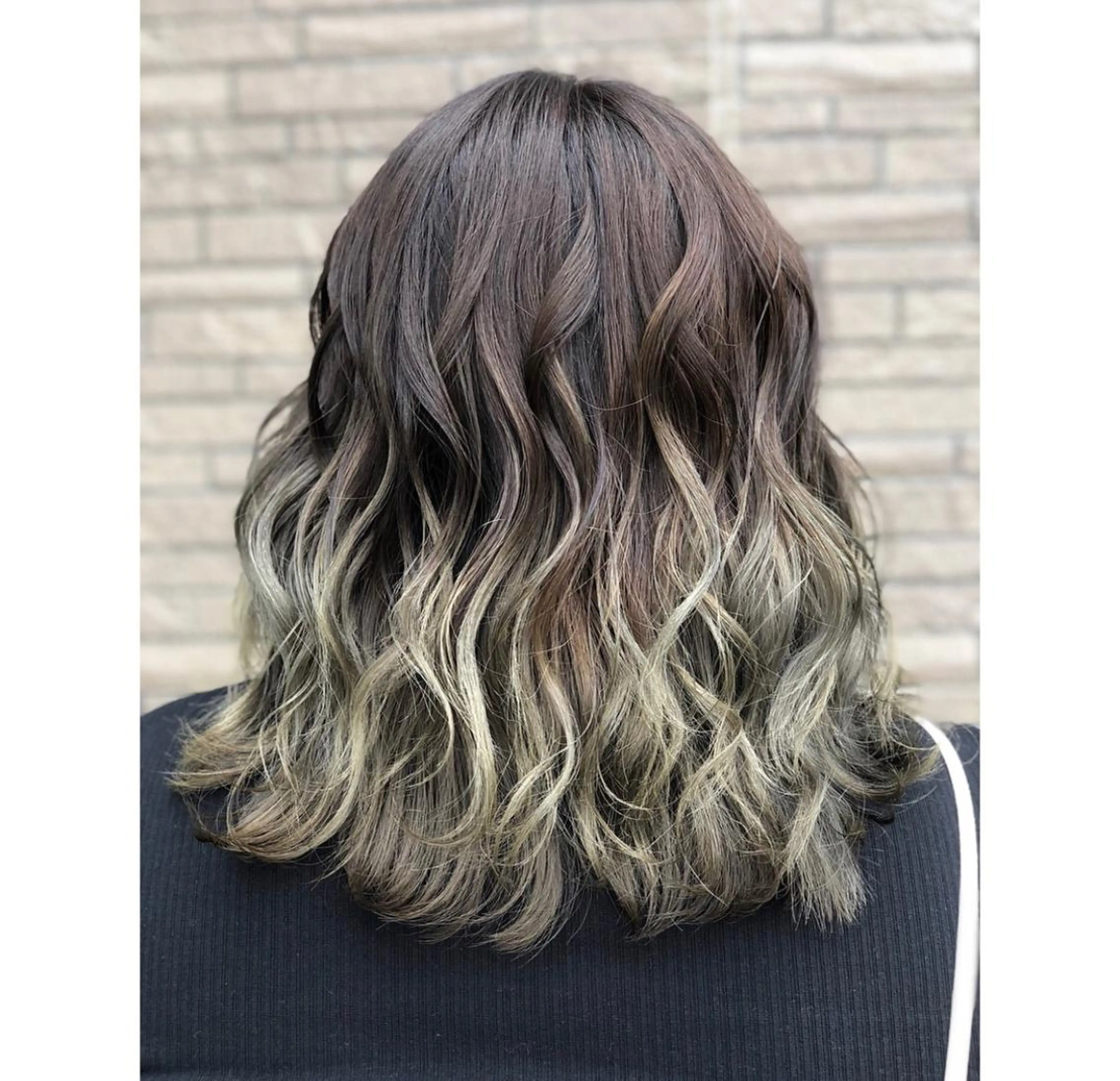 ショート カラー バレイヤージュ デザインカラー グラデーションカラー ハイライトカラー ハイトーンカラー アンドウ ユウ/ レイヤーカット/韓国のヘアスタイル