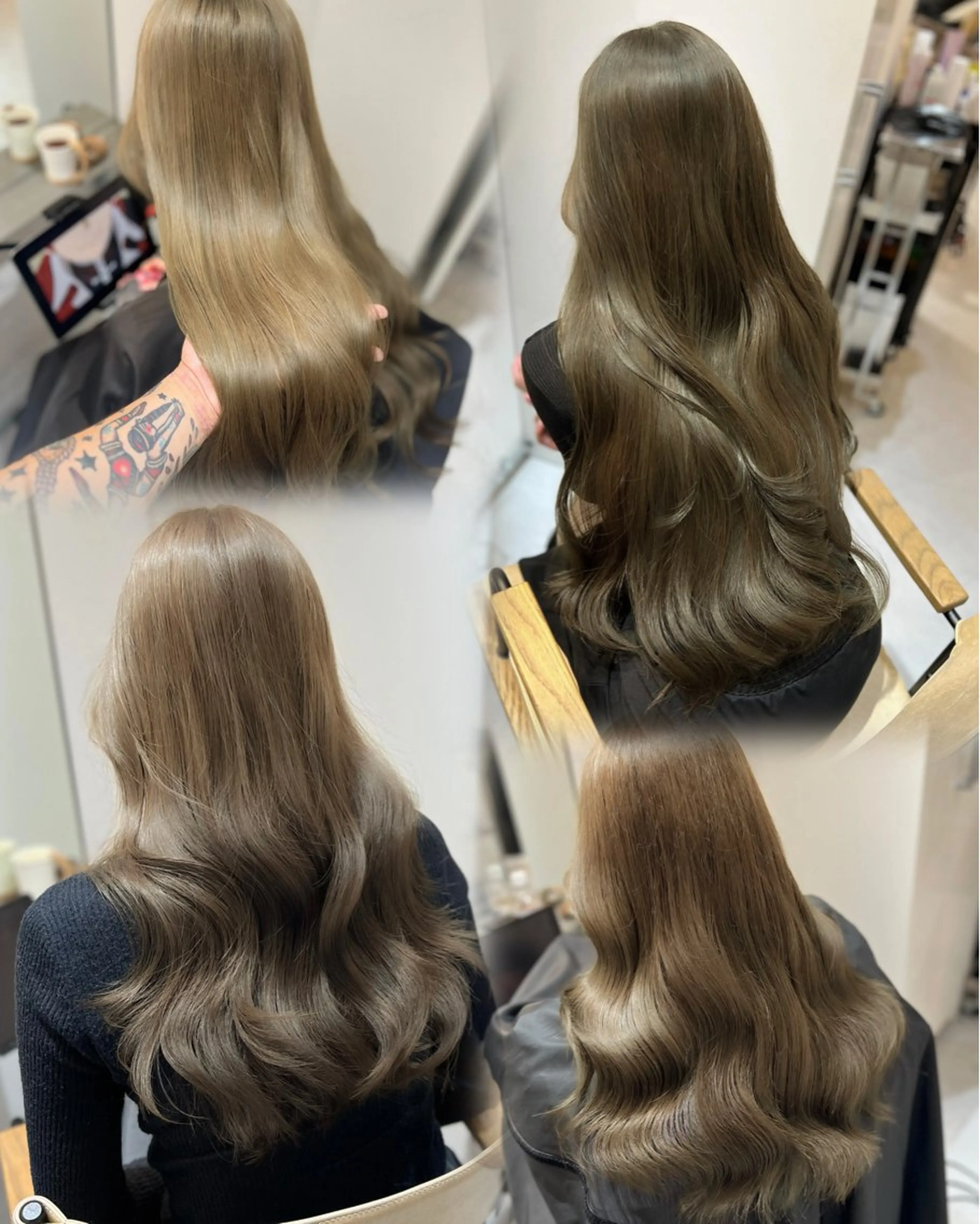 ロング カラー ヘアアレンジ ✨韓国/外国人風✨ 江原巧のヘアスタイル