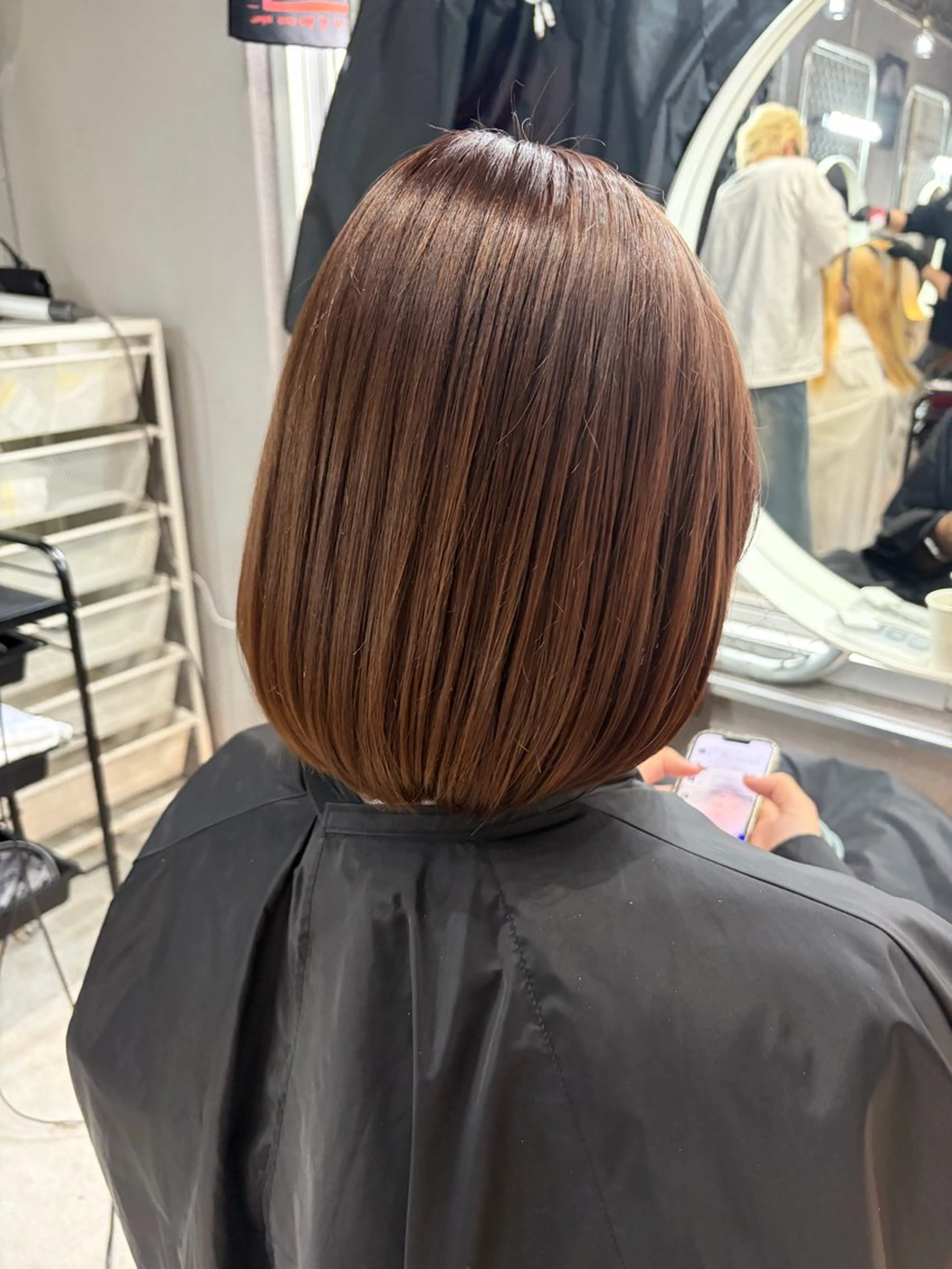 カラー ベージュカラー ブラウンカラー ピンクカラー ヘアカラー トリートメント cocoon sayuのヘアスタイル