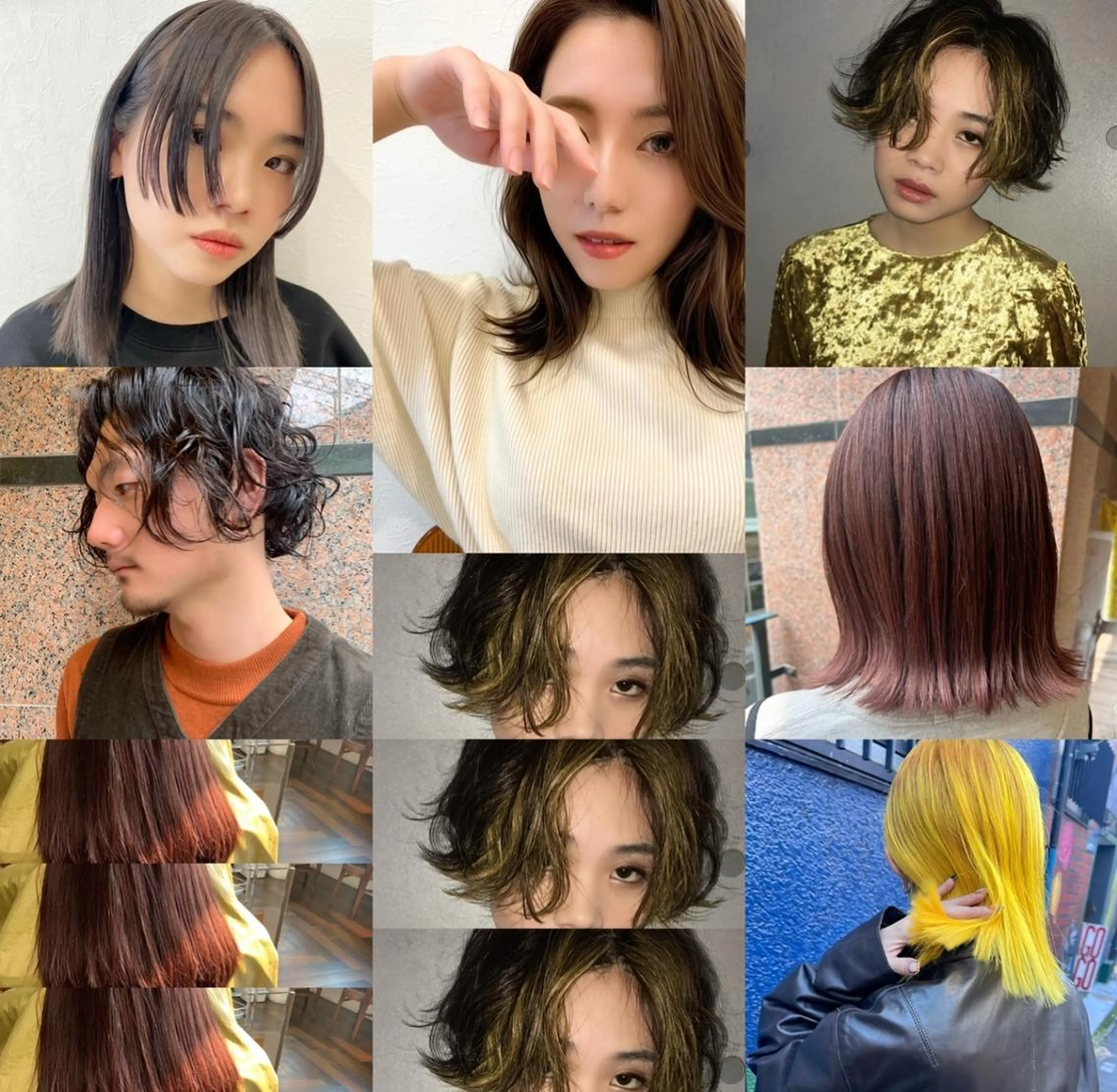 カラー ロング メンズ Oli-Oli 大田のヘアスタイル