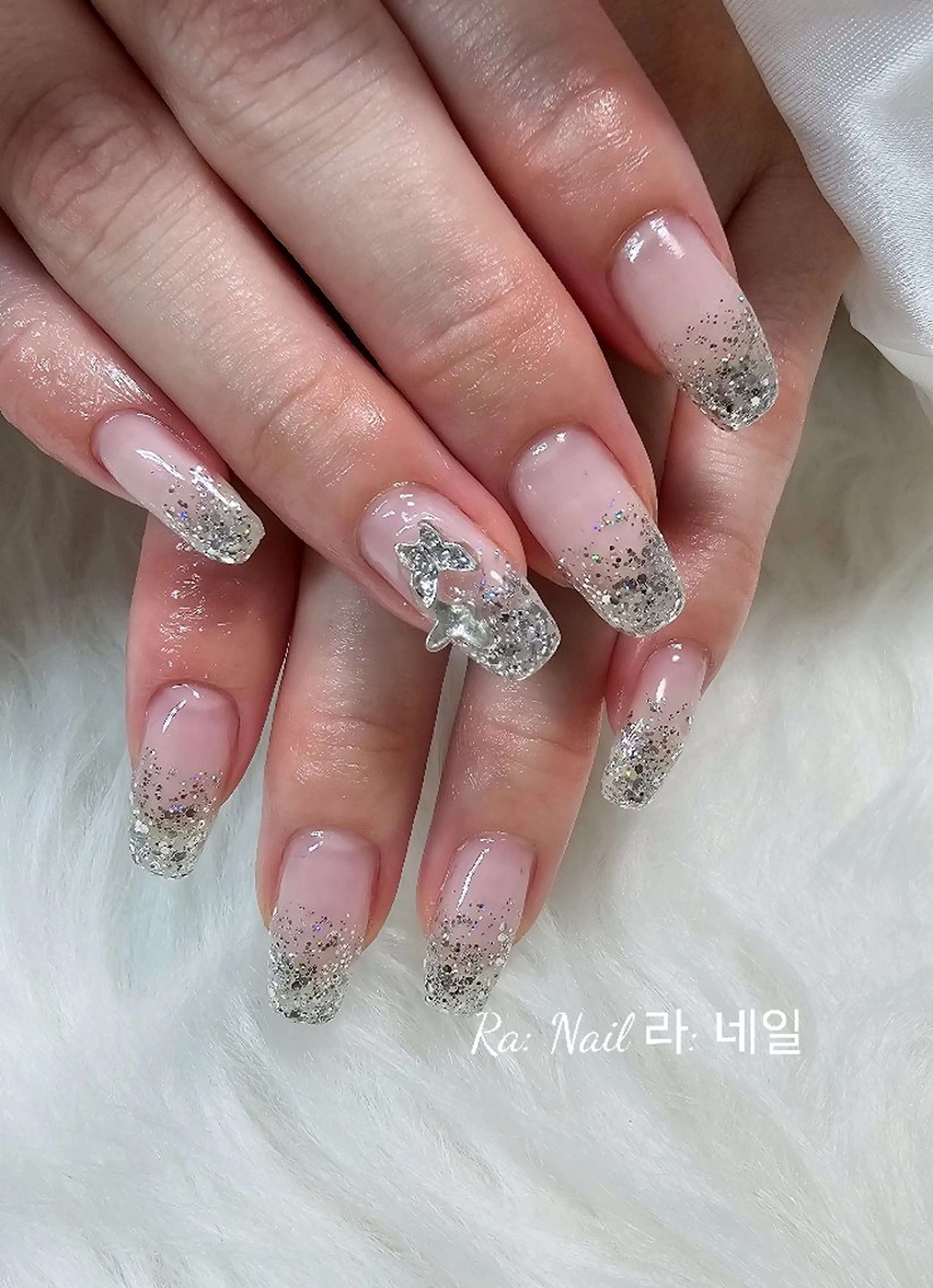 ネイル ブライダルネイル Ra: Nail   라: 네일のネイルデザイン