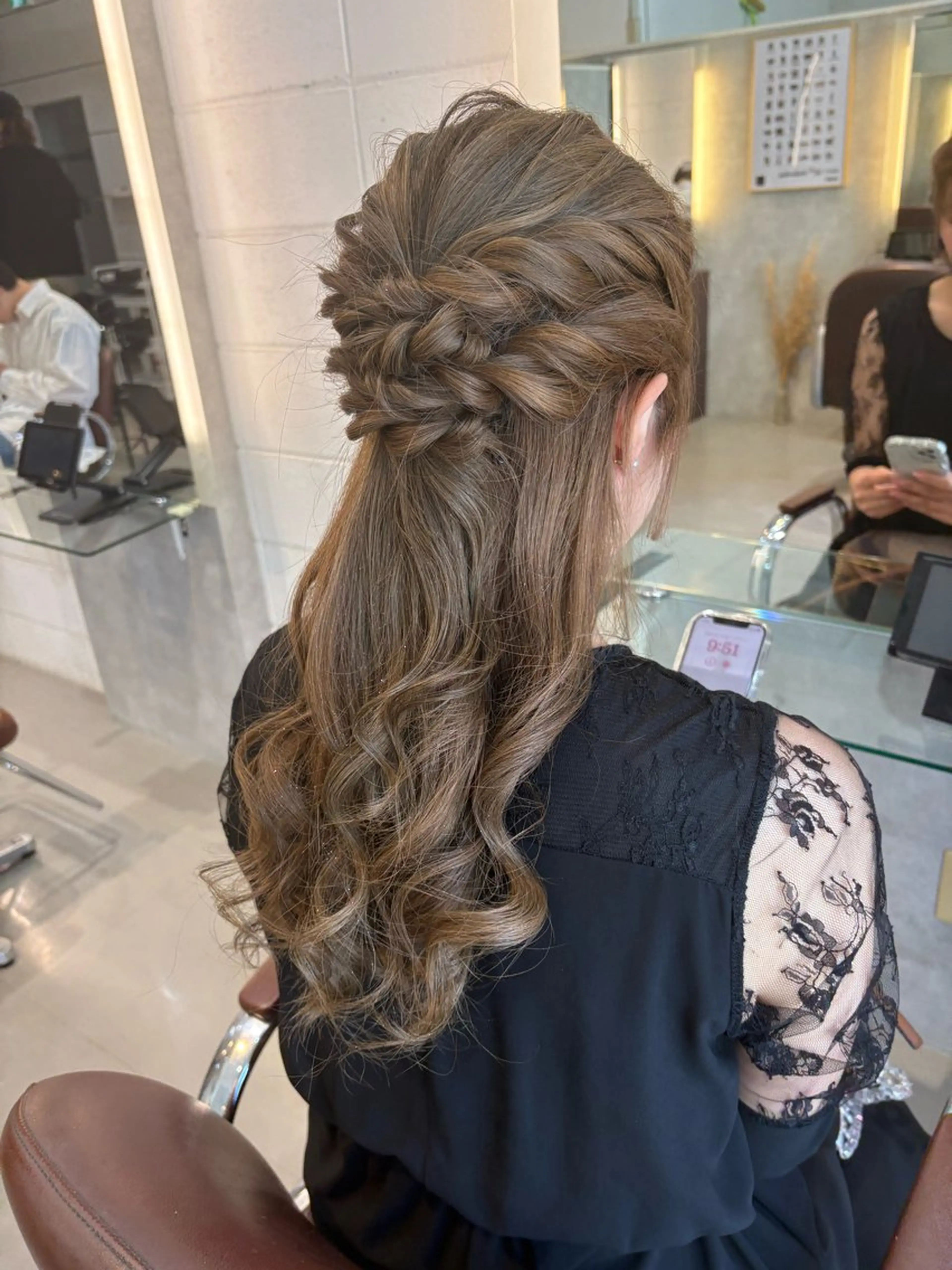 ロング ヘアセット chic  有山 美瑠のヘアスタイル