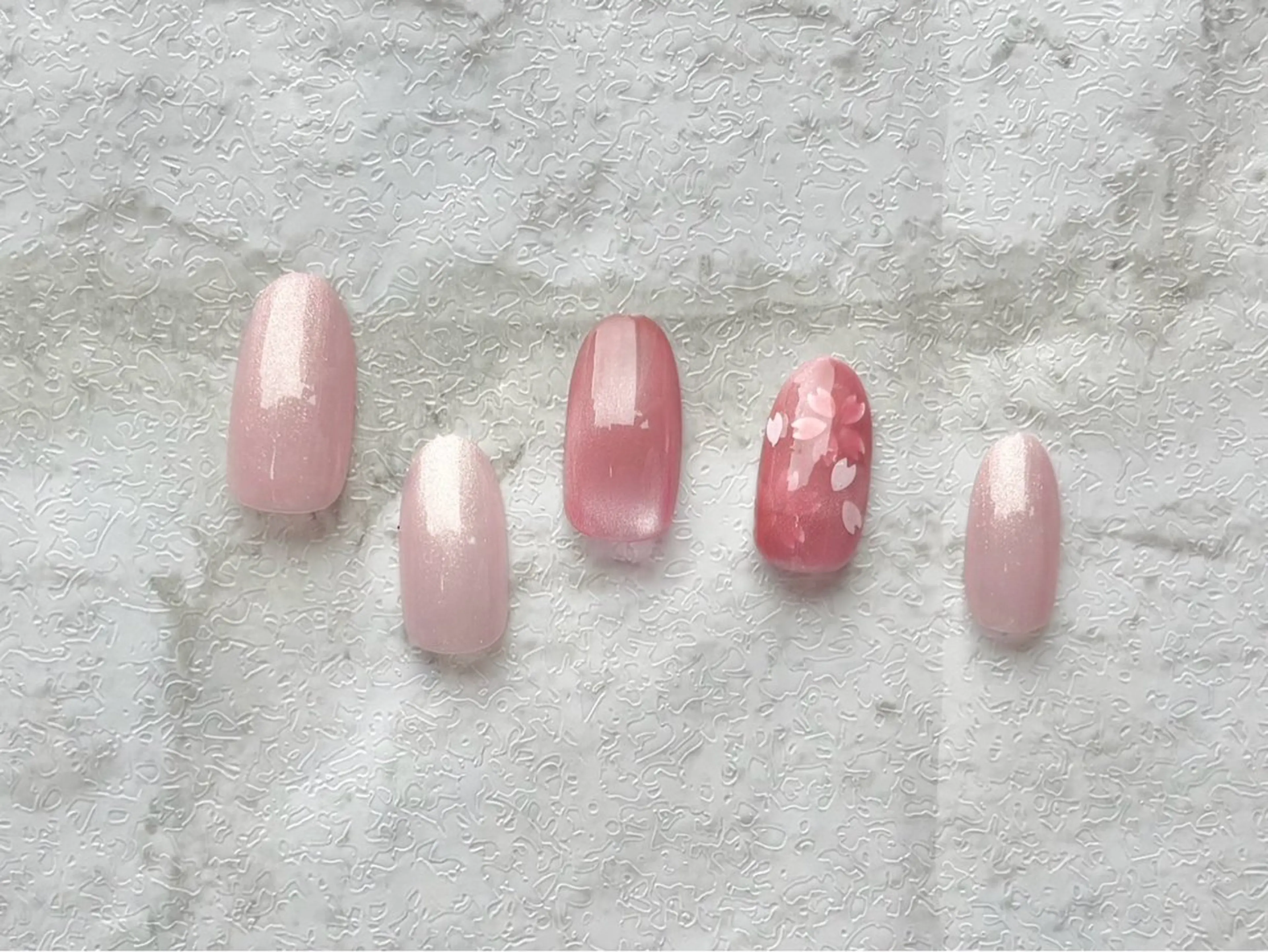 ネイル 桜ネイル Bibinail ☆namiのネイルデザイン