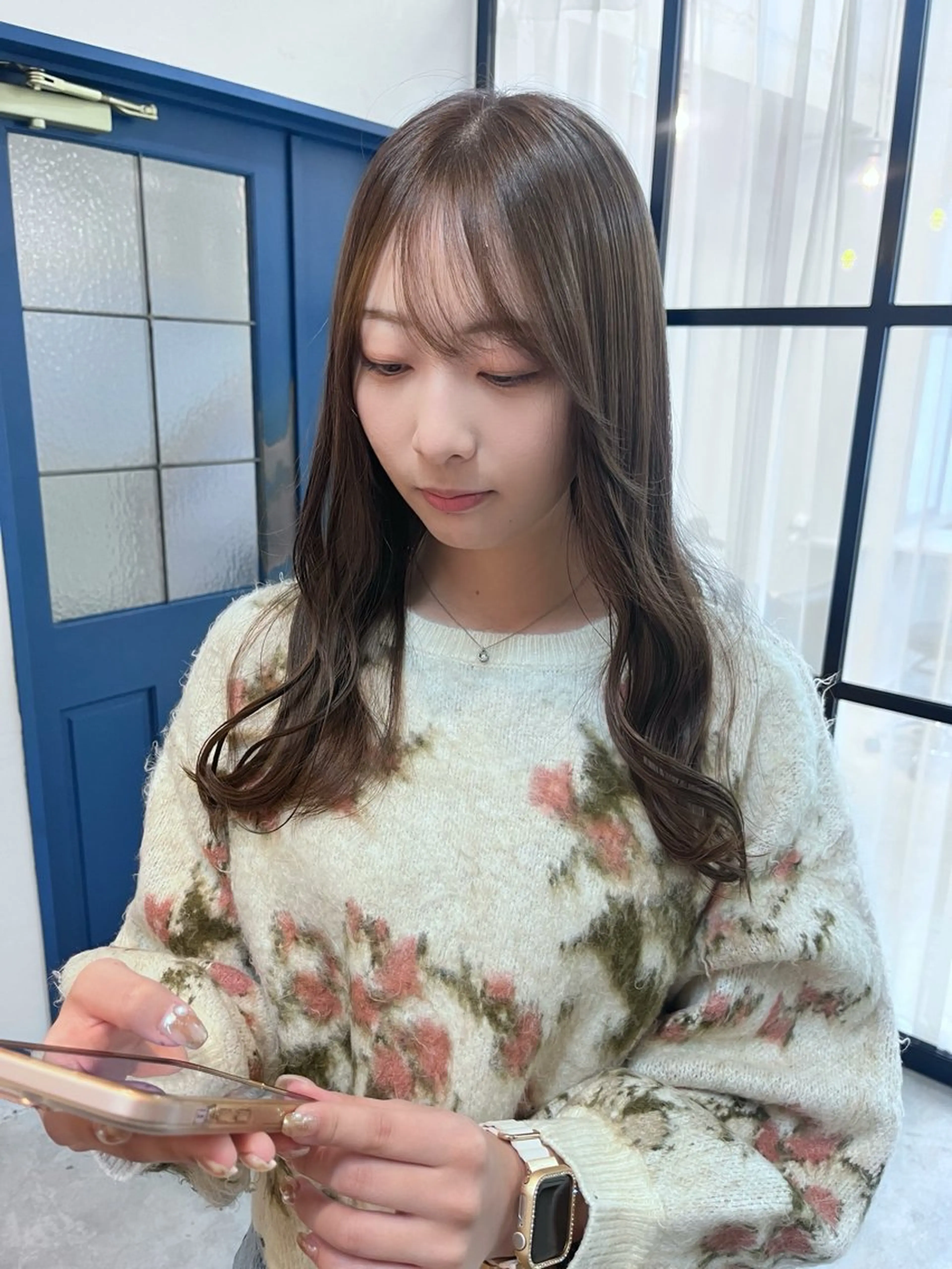 セミロング かんの ゆうたのヘアスタイル