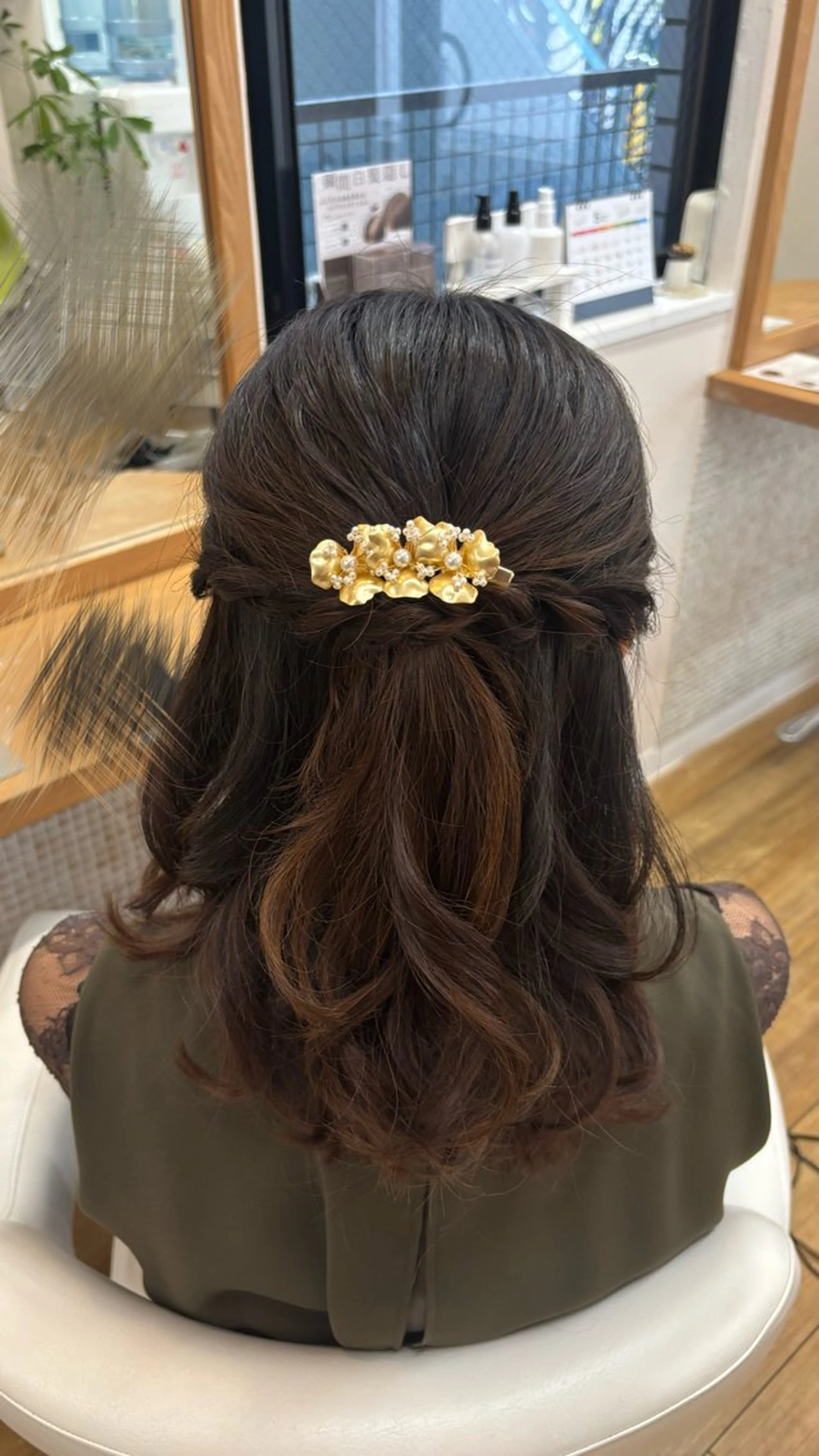 ミディアム ヘアアレンジ ヘアセット ヘアセットモデル/ kotohaのヘアスタイル