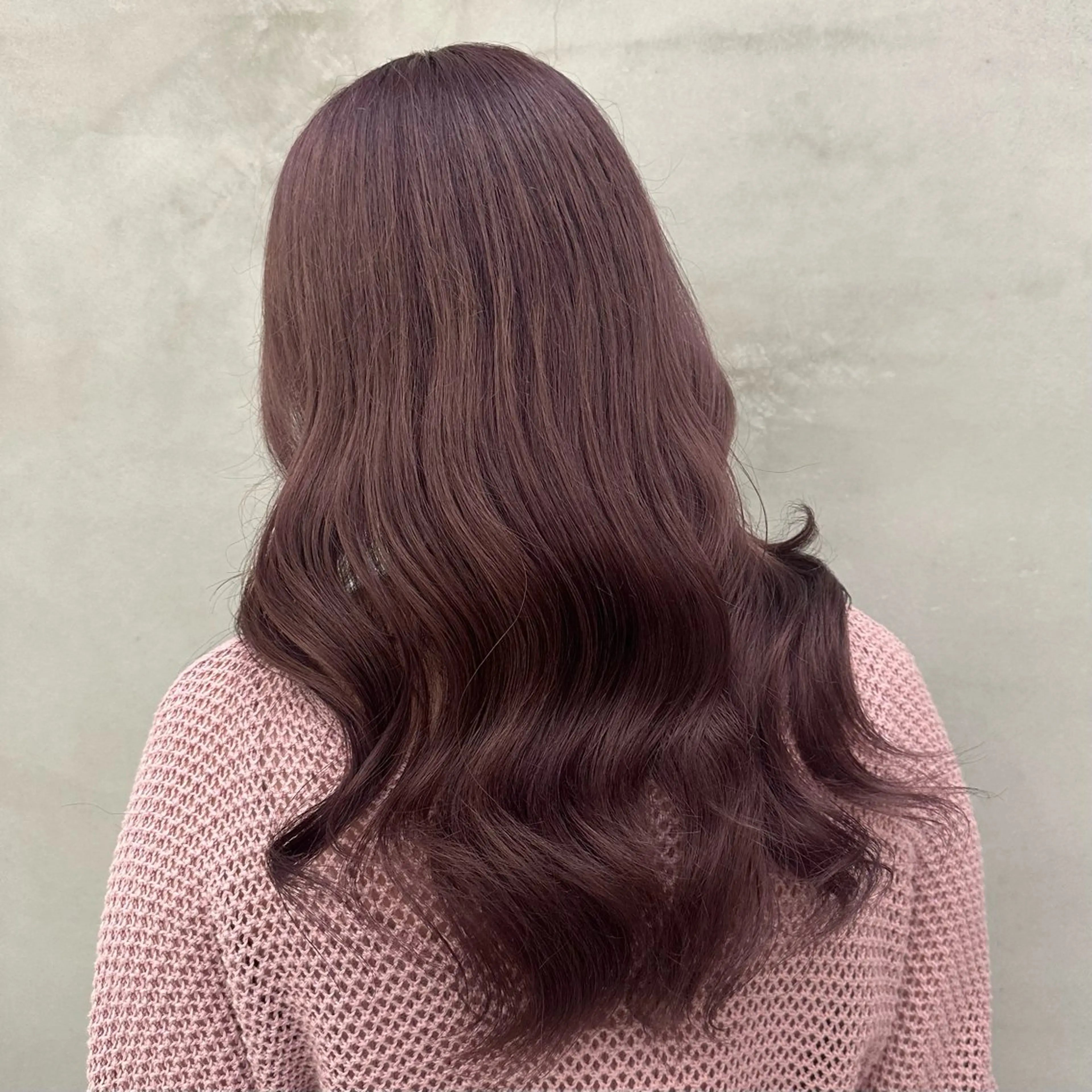 ロング カラー ラベンダーカラー ピンクカラー ピンクラベンダー Luce川崎 クロサワのヘアスタイル