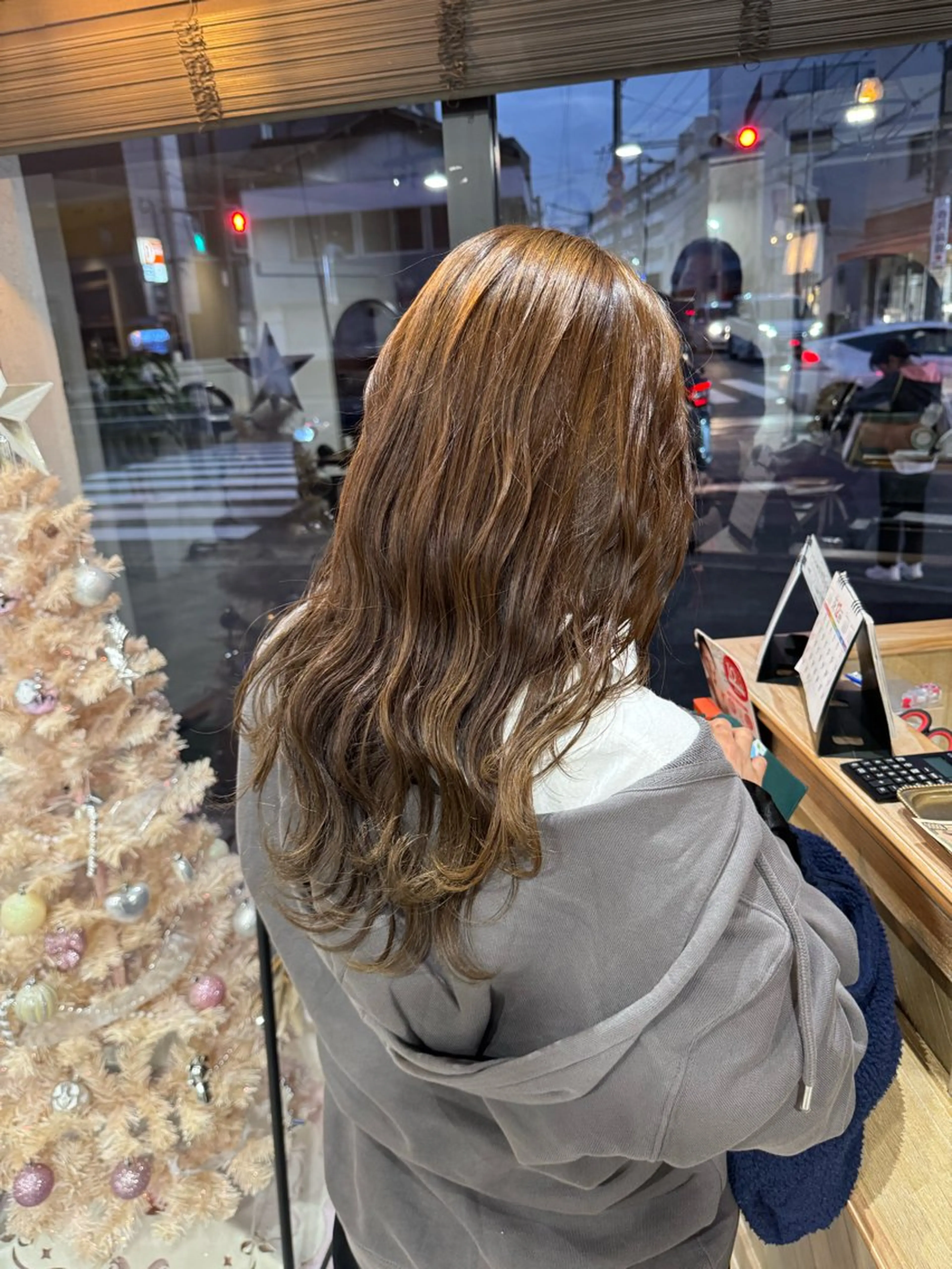 ロング カラー ヘアカラー 平尾/艶カラー/ アッシュ系/中川誠大のヘアスタイル