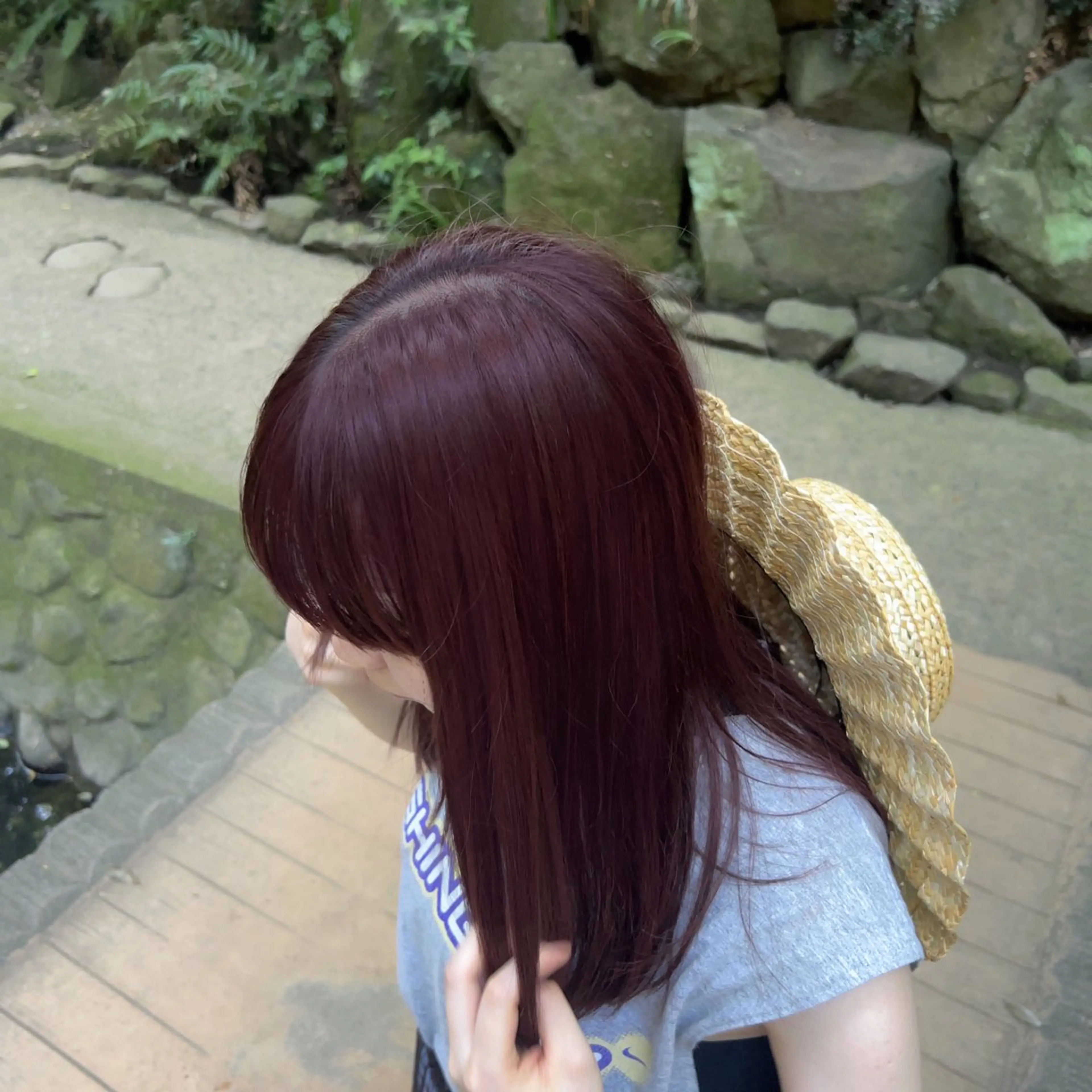 ミディアム ベージュ/ブリーチ無 し/透明感/yukiのヘアスタイル