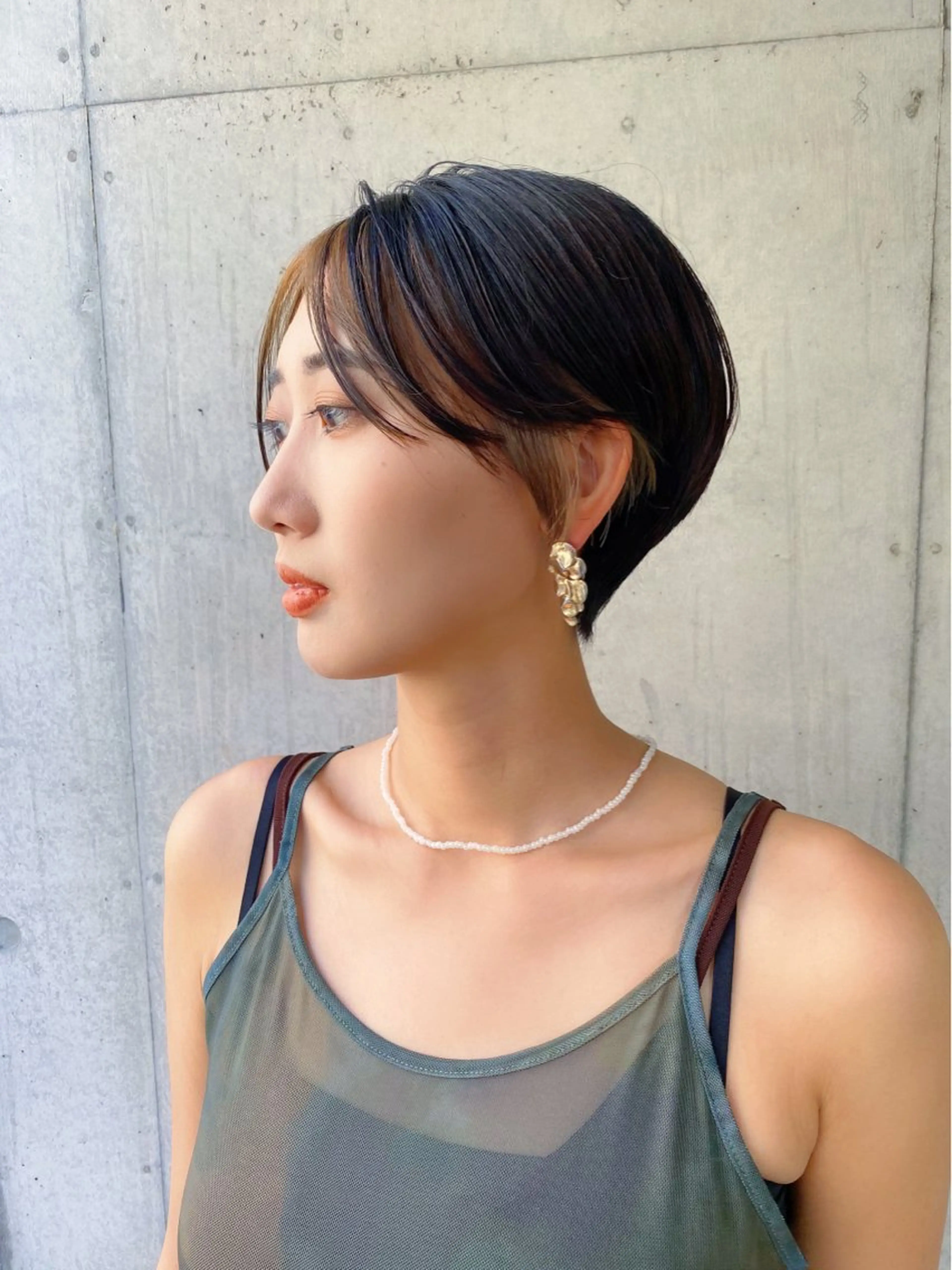 ショート カラー カット ヘアカラー トリートメント Paddle所属・似合わせレイヤー/ ニュアンスパーマ高倉のヘアスタイル