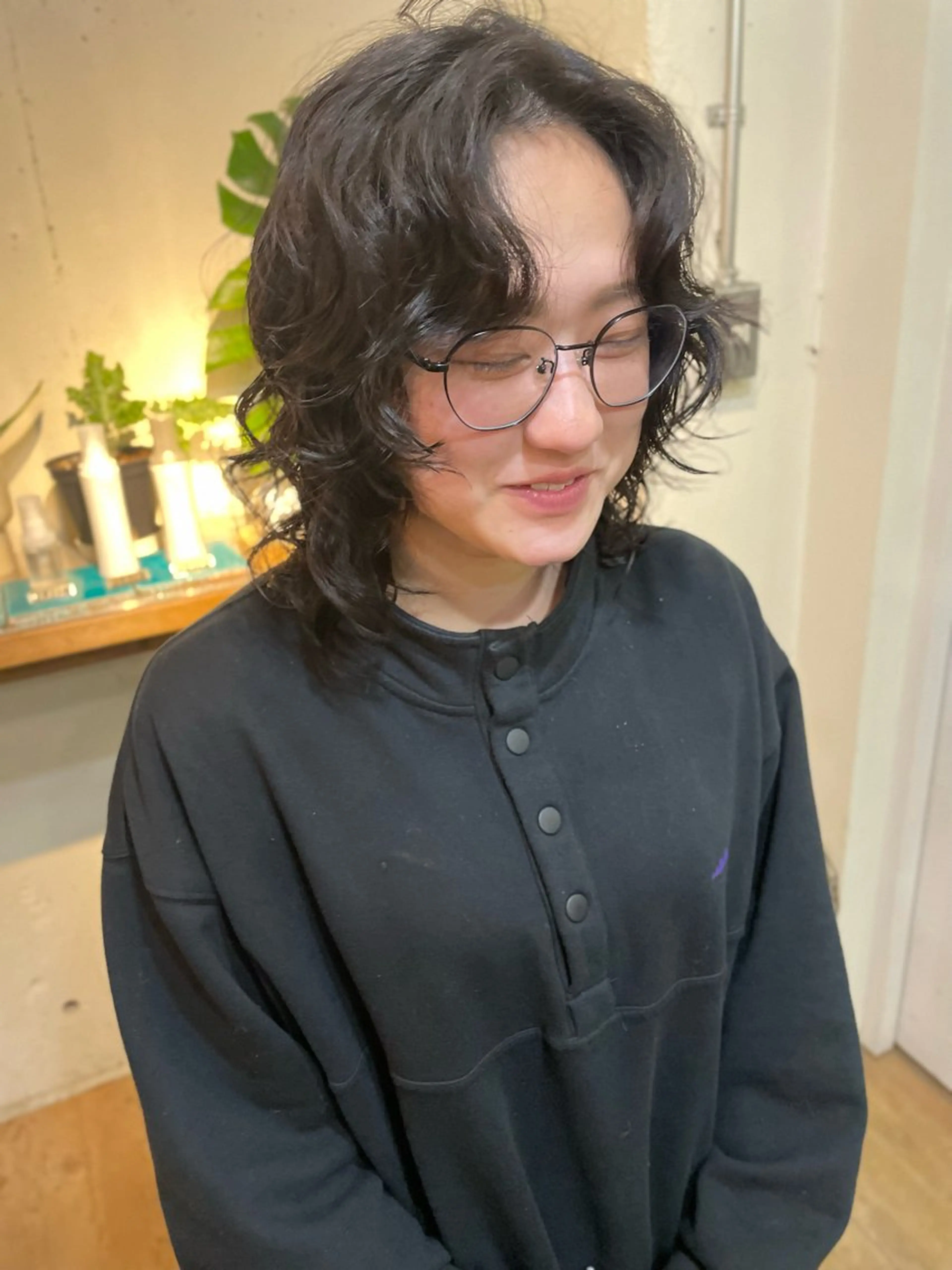 ミディアム パーマ YUKI 新宿カット パーマ/カラーのヘアスタイル