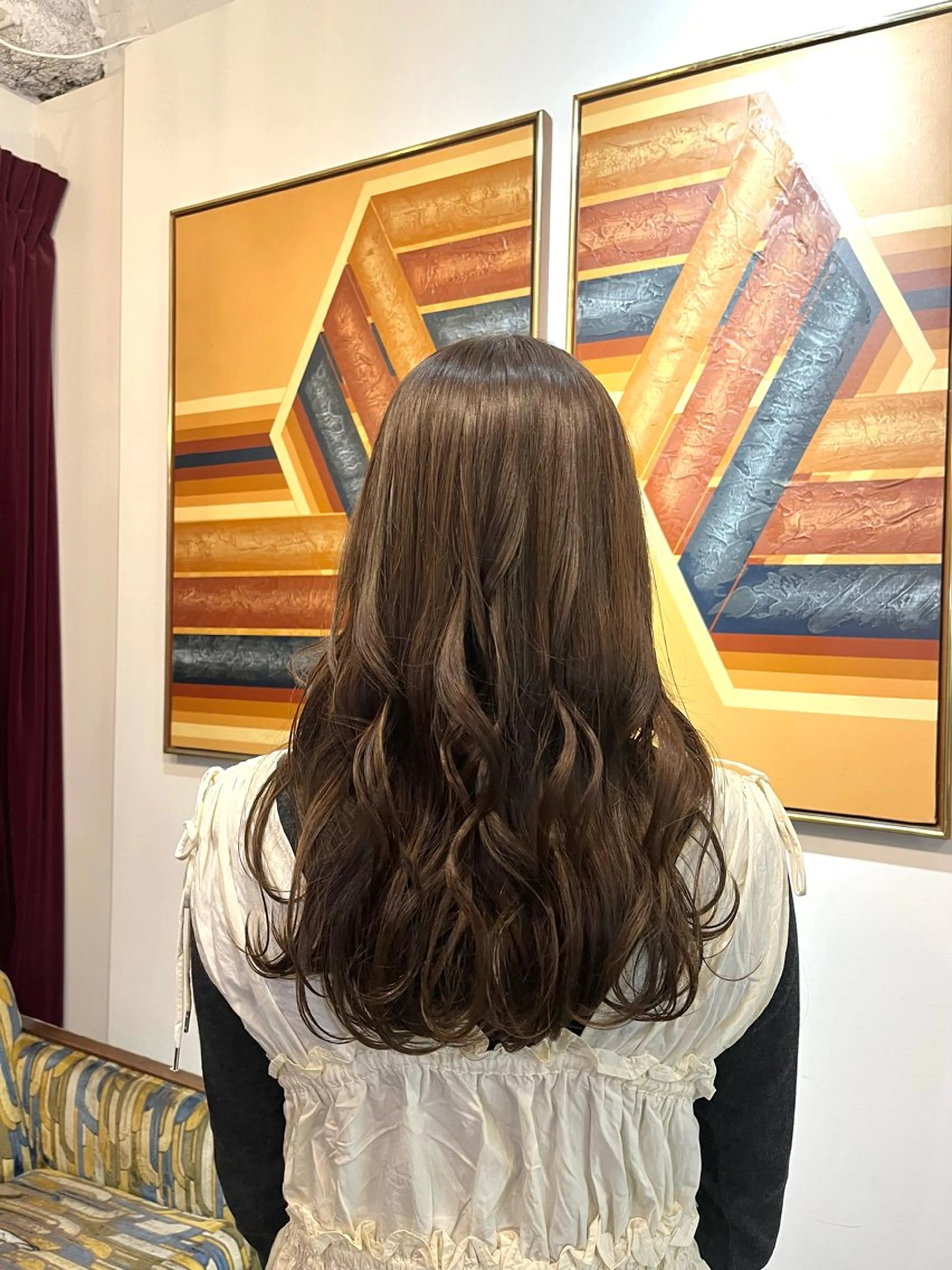 ロング カラー カット ヘアカラー トリートメント sign hair 鈴木 りん🍓のヘアスタイル