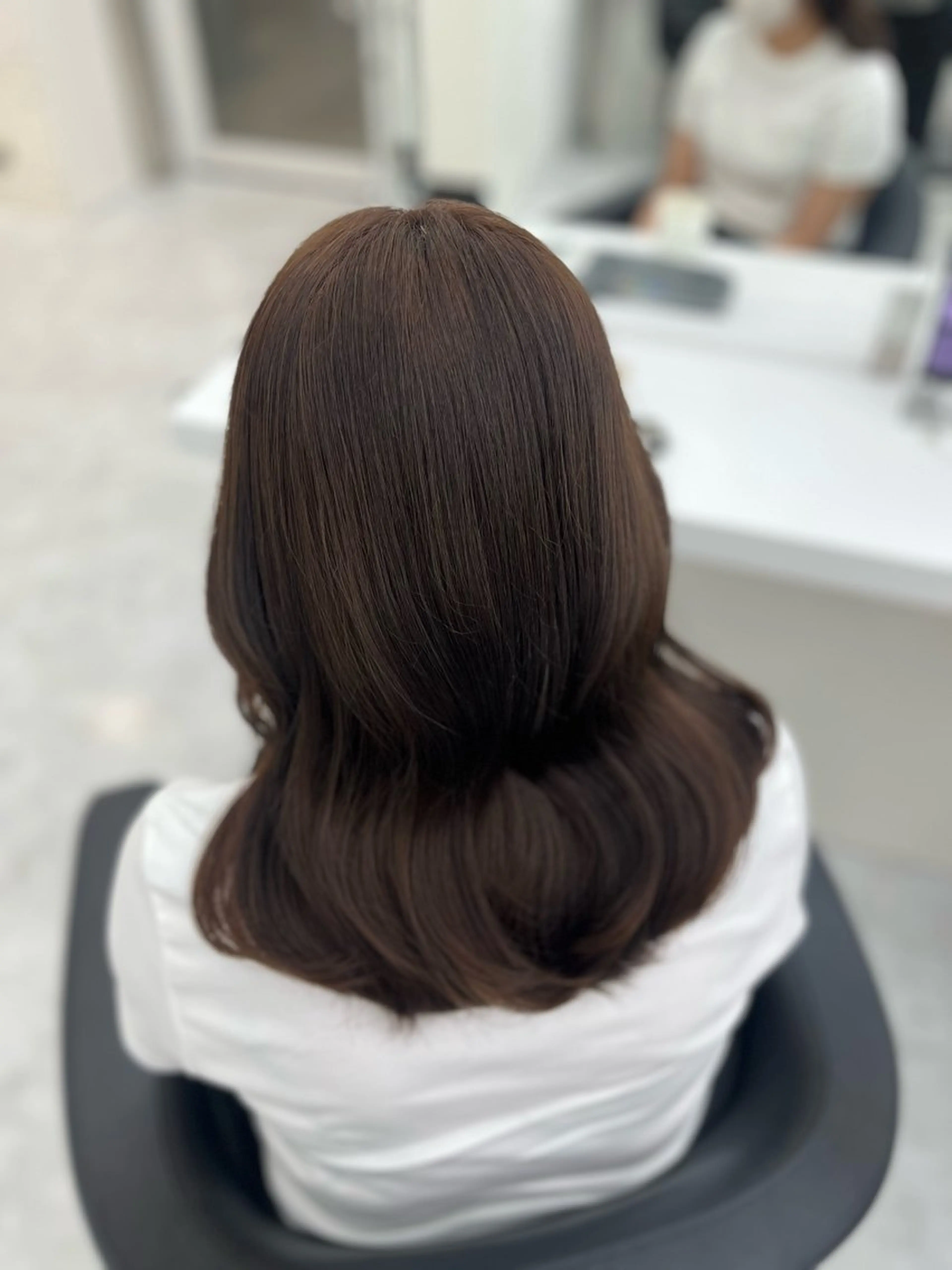 セミロング ♡ナチュラルガーリー ♡ベージュ♡RINAのヘアスタイル