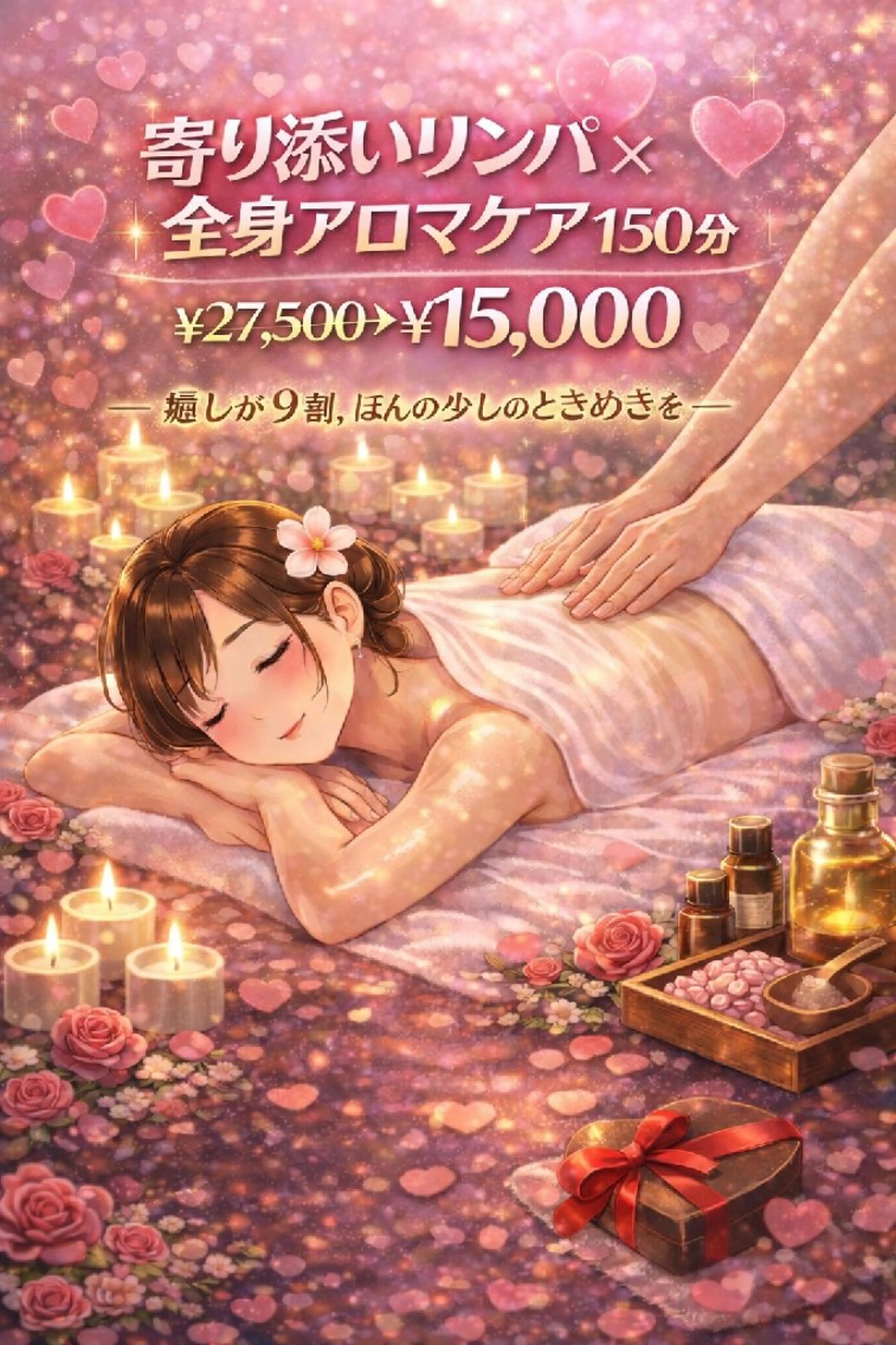 Comfortablebody所属・💖癒し×ときめき 💖寄り添い王子さくのエステ・リラクイメージ