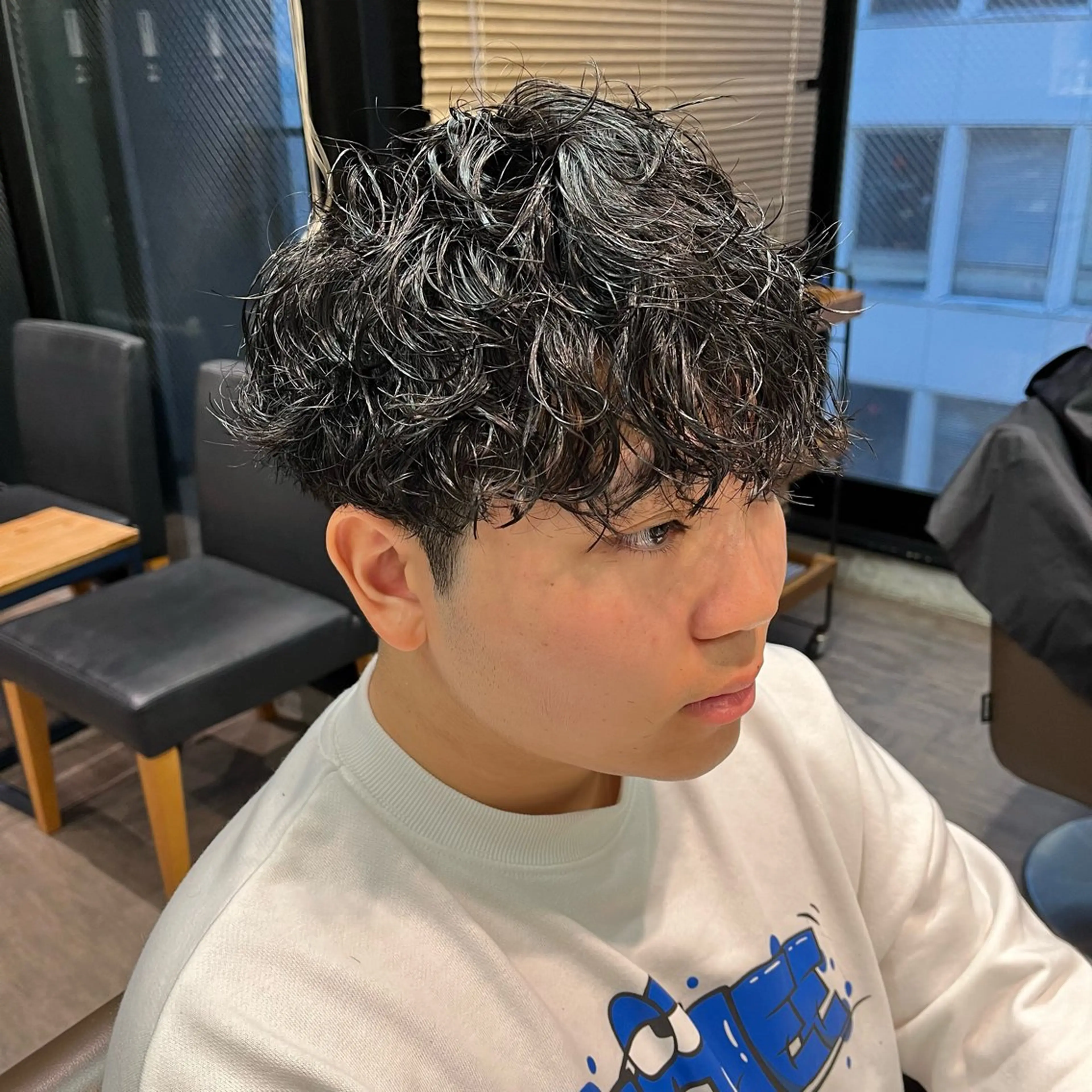 メンズ メンズカット パーマ飯野友喜のヘアスタイル