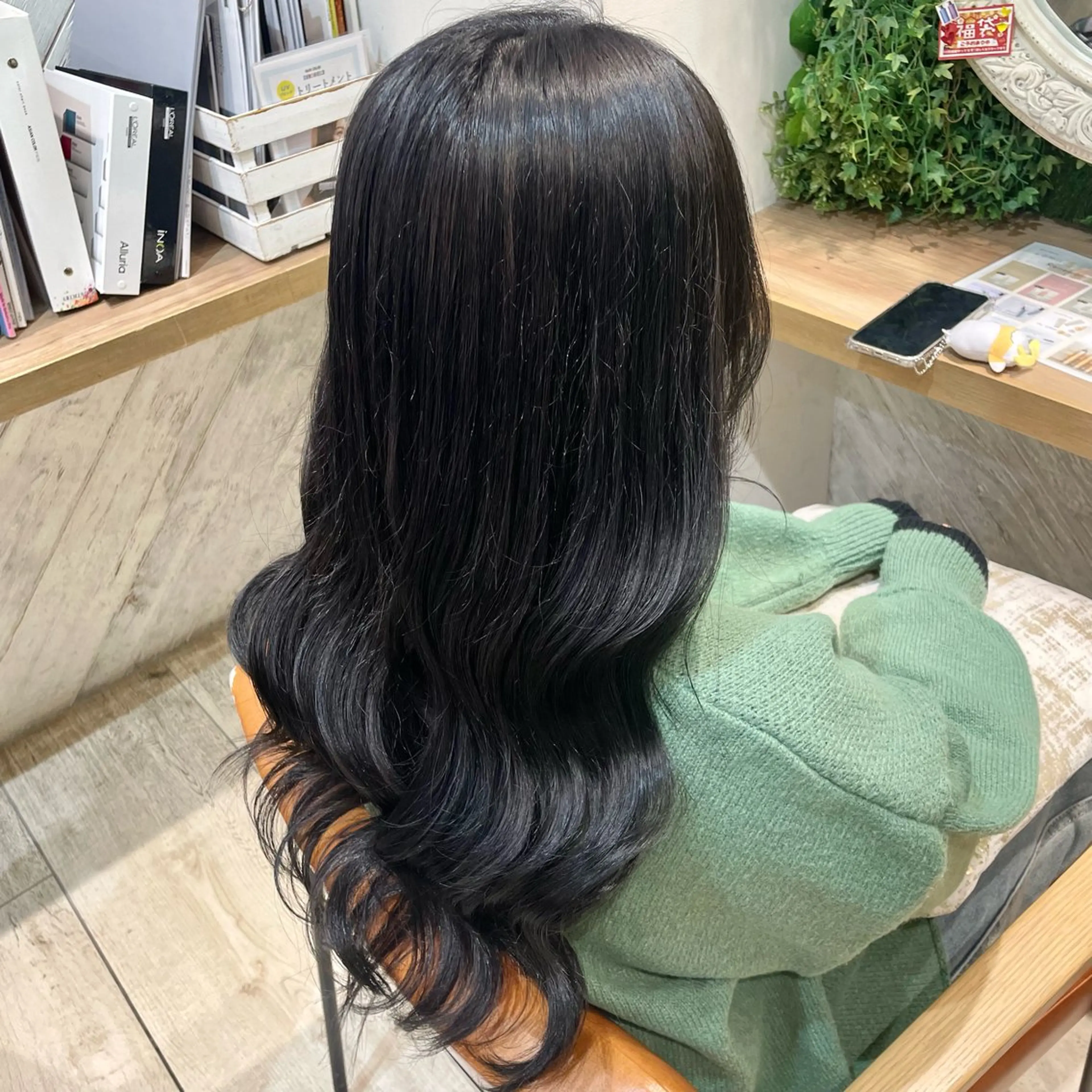 ロング カラー ヘアカラー 横浜パーマ🌐メンズ 暖色カラーもえかのヘアスタイル