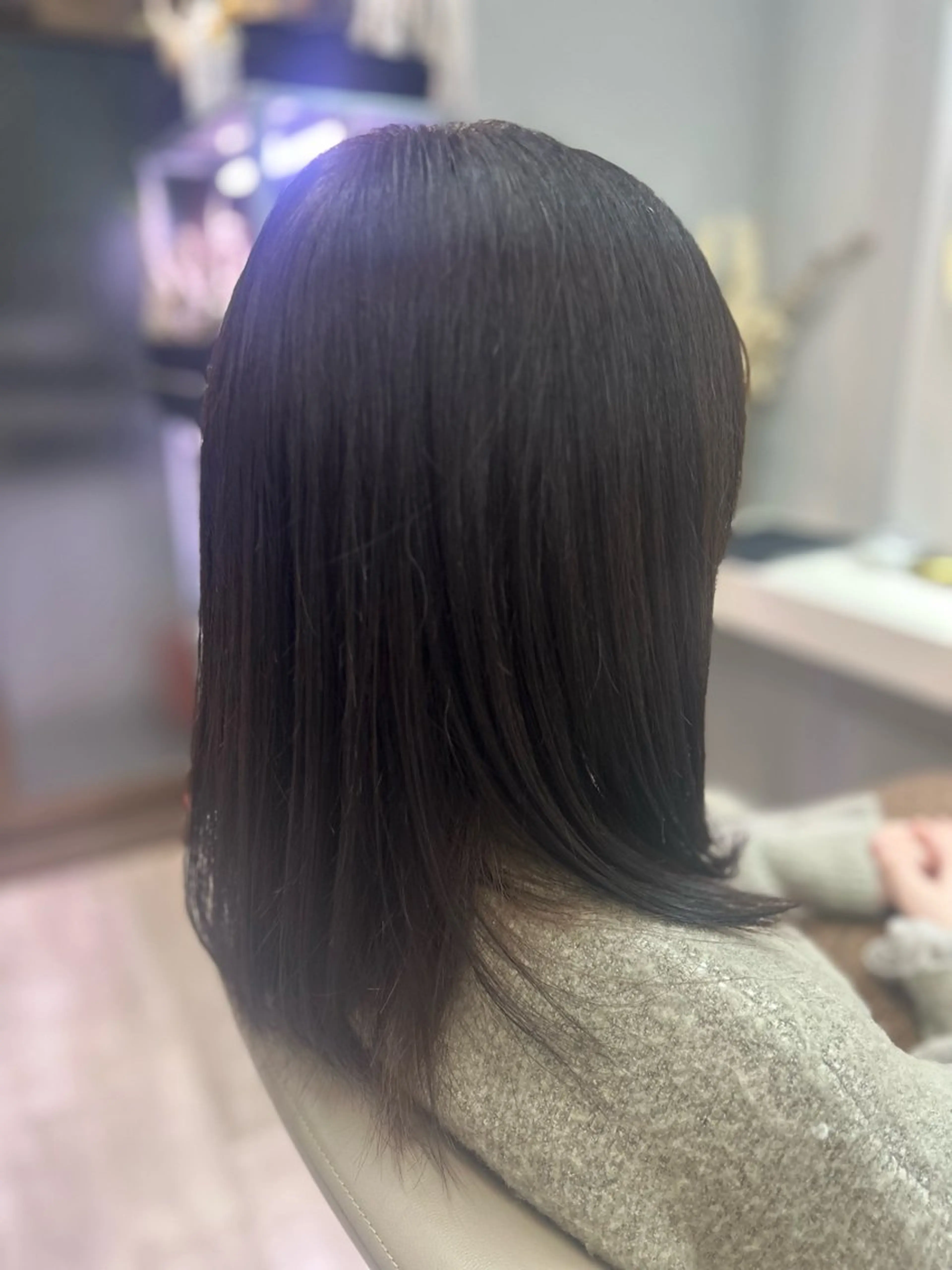 セミロング カット ヘアカラー 池田 太一のヘアスタイル