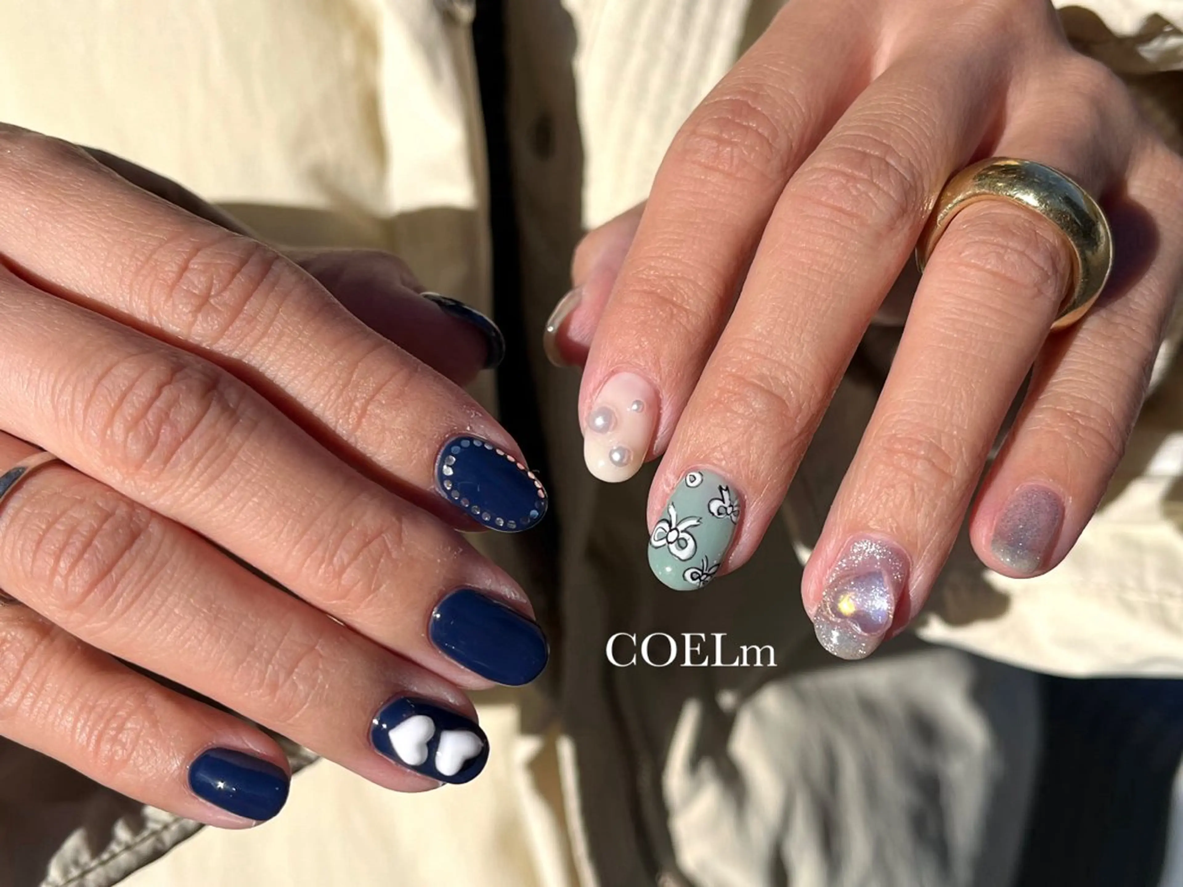 ネイル COELm🌙 /ネイル着付けのネイルデザイン