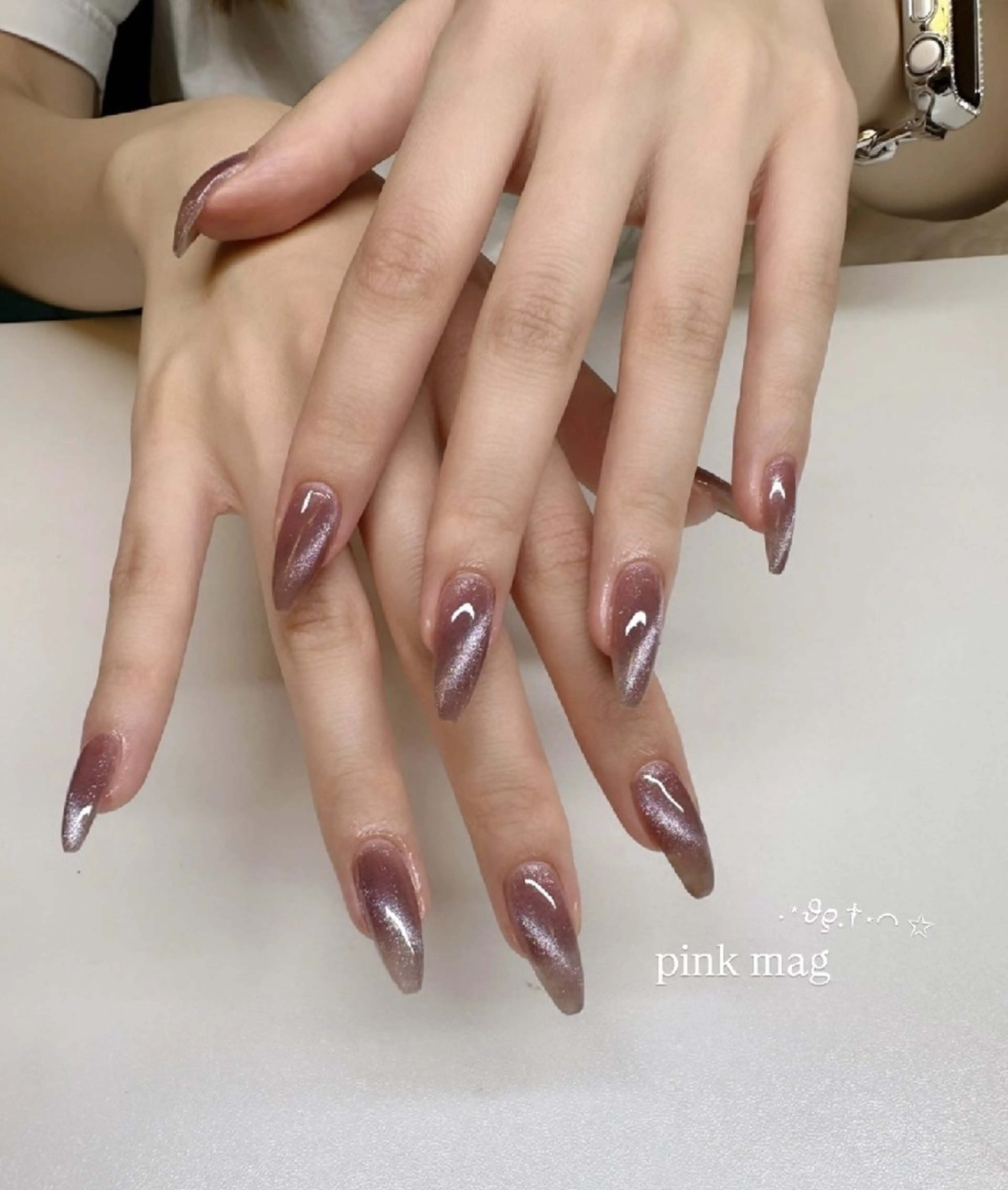 口コミ価格🎀甘皮ケア付き｜オフあり｜マグネットネイル￥3,000の写真