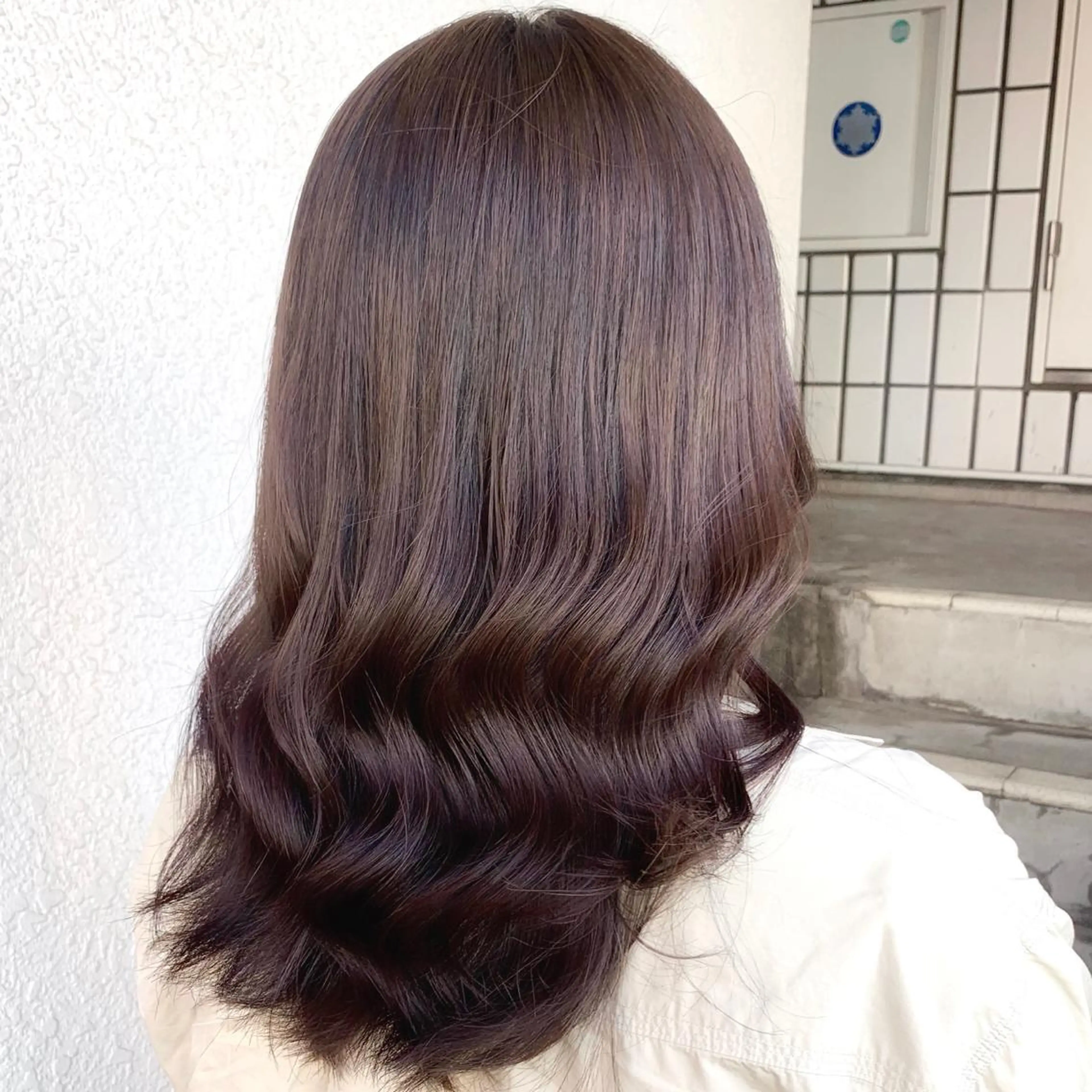 セミロング カラー ✨️美髪矯正×似合わ せ艶カラー✨藤田透のヘアスタイル