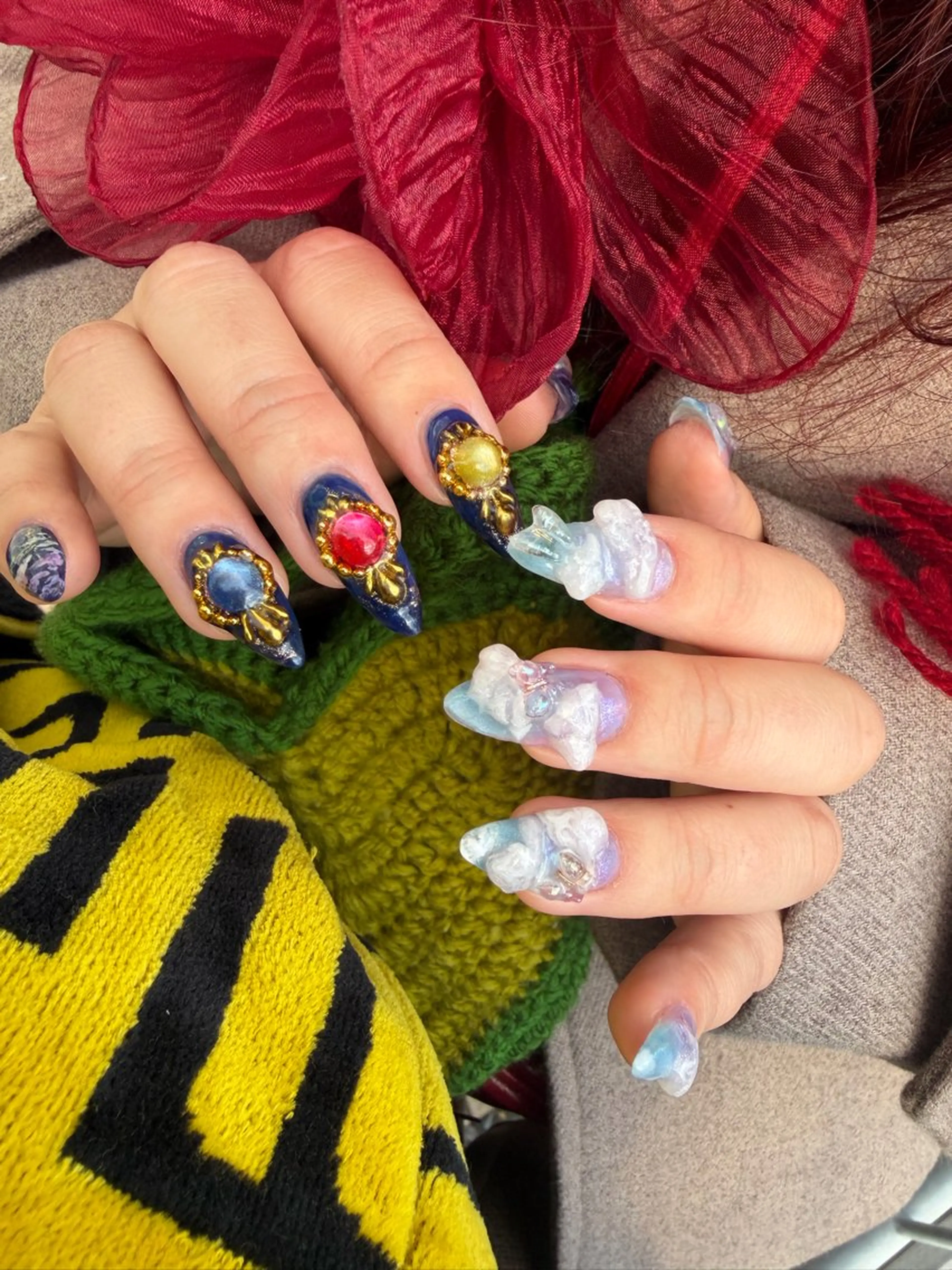 ネイル ハンドネイル フットネイル butter flowerのネイルデザイン