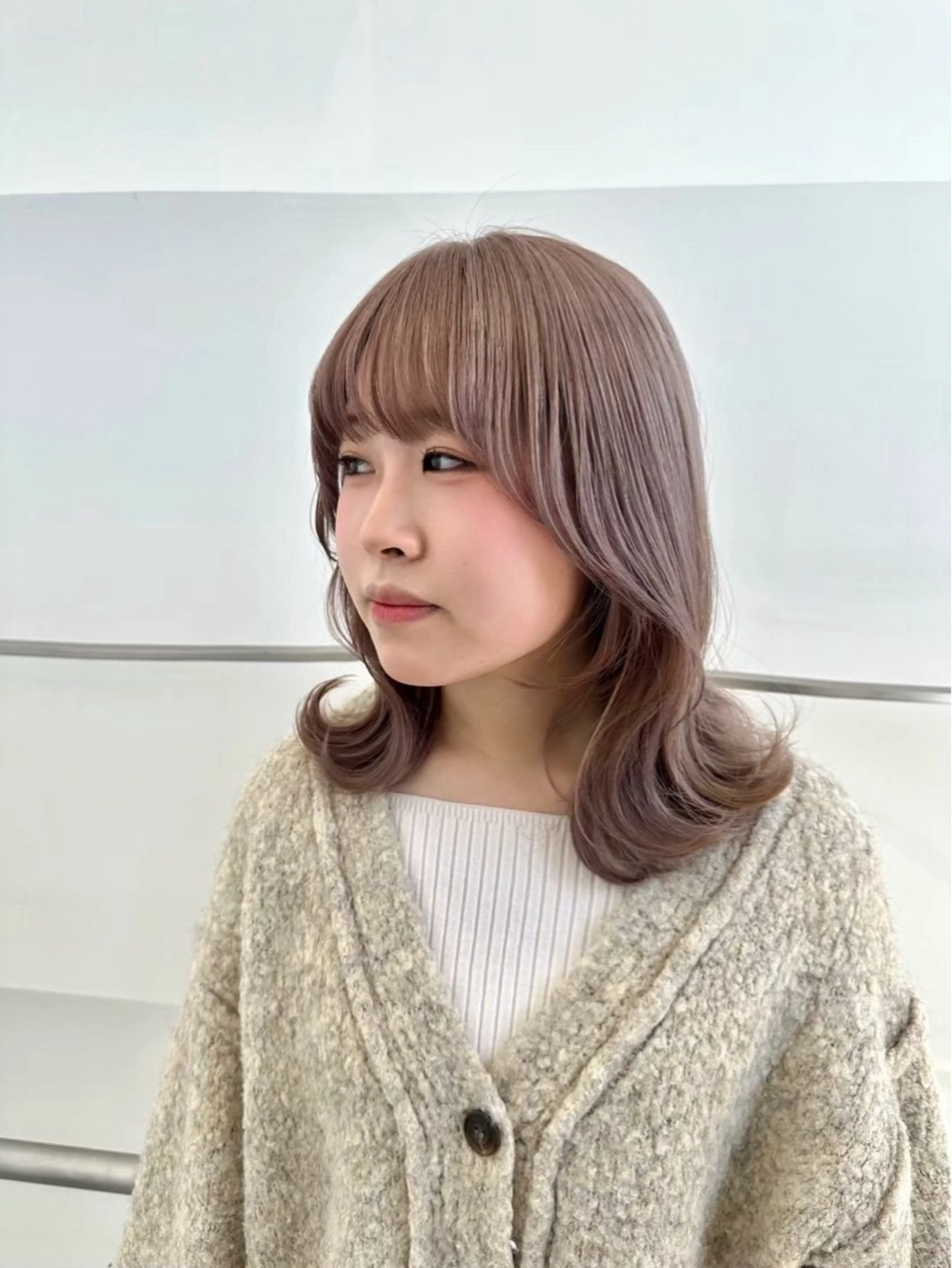 ミディアム カラー NOAHL上尾店 カットモデル募集中のヘアスタイル