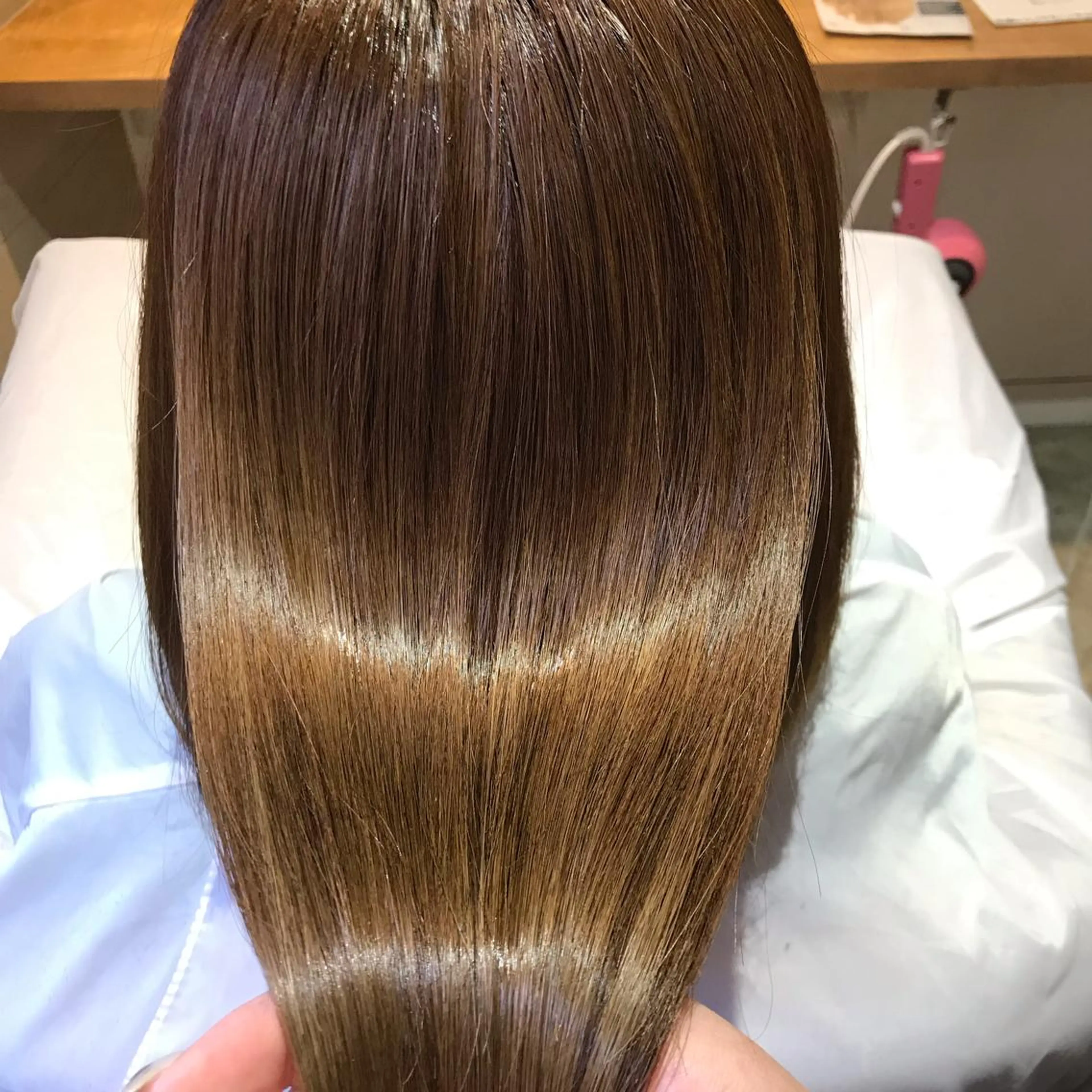 ショート カラー 髪質改善×矯正🫧 韓国ヘアasamiのヘアスタイル