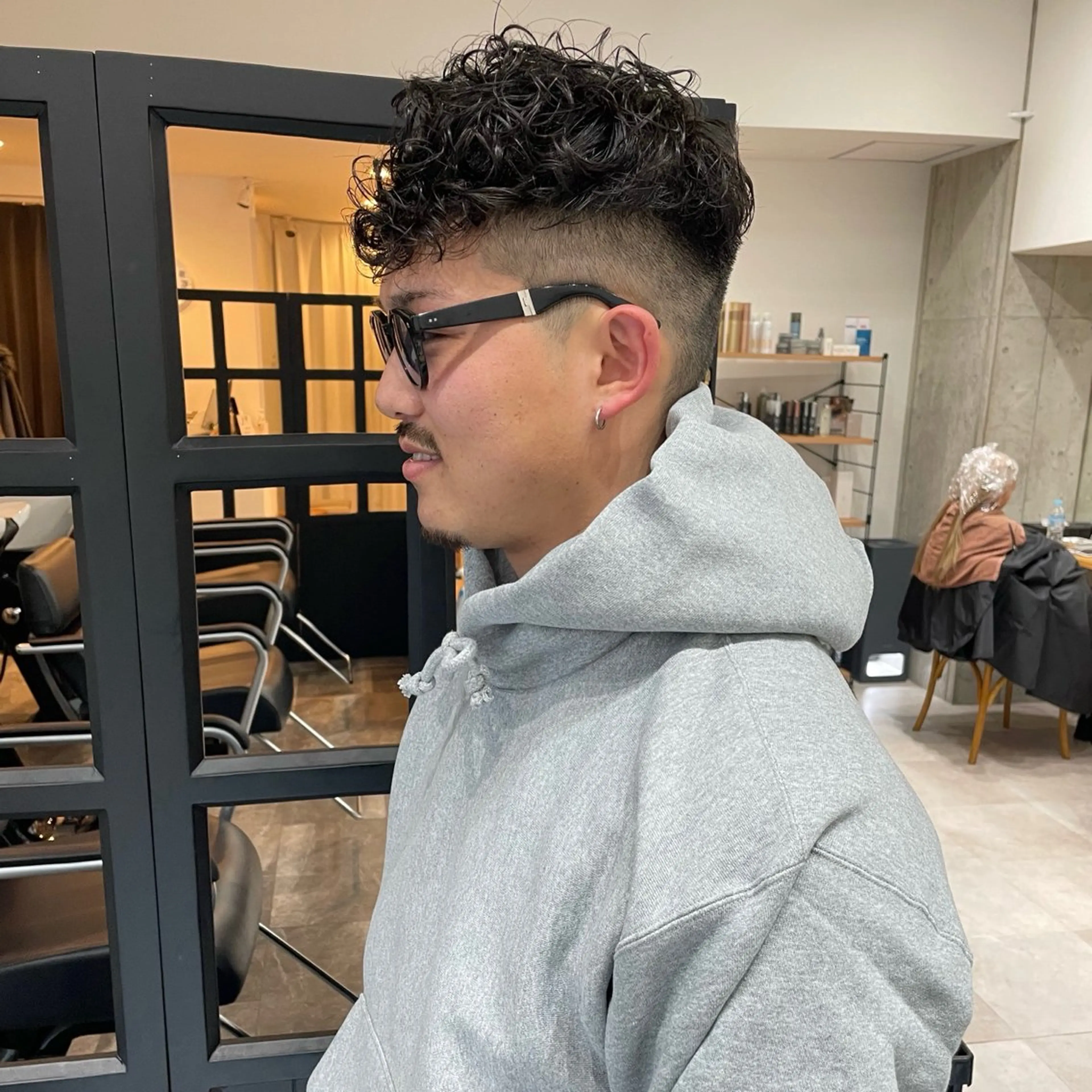 ショート パーマ メンズ メンズパーマ メンズショート スペインカール ショートヘア カット パーマ 堀江将太朗/恵比寿/ メンズカットのヘアスタイル