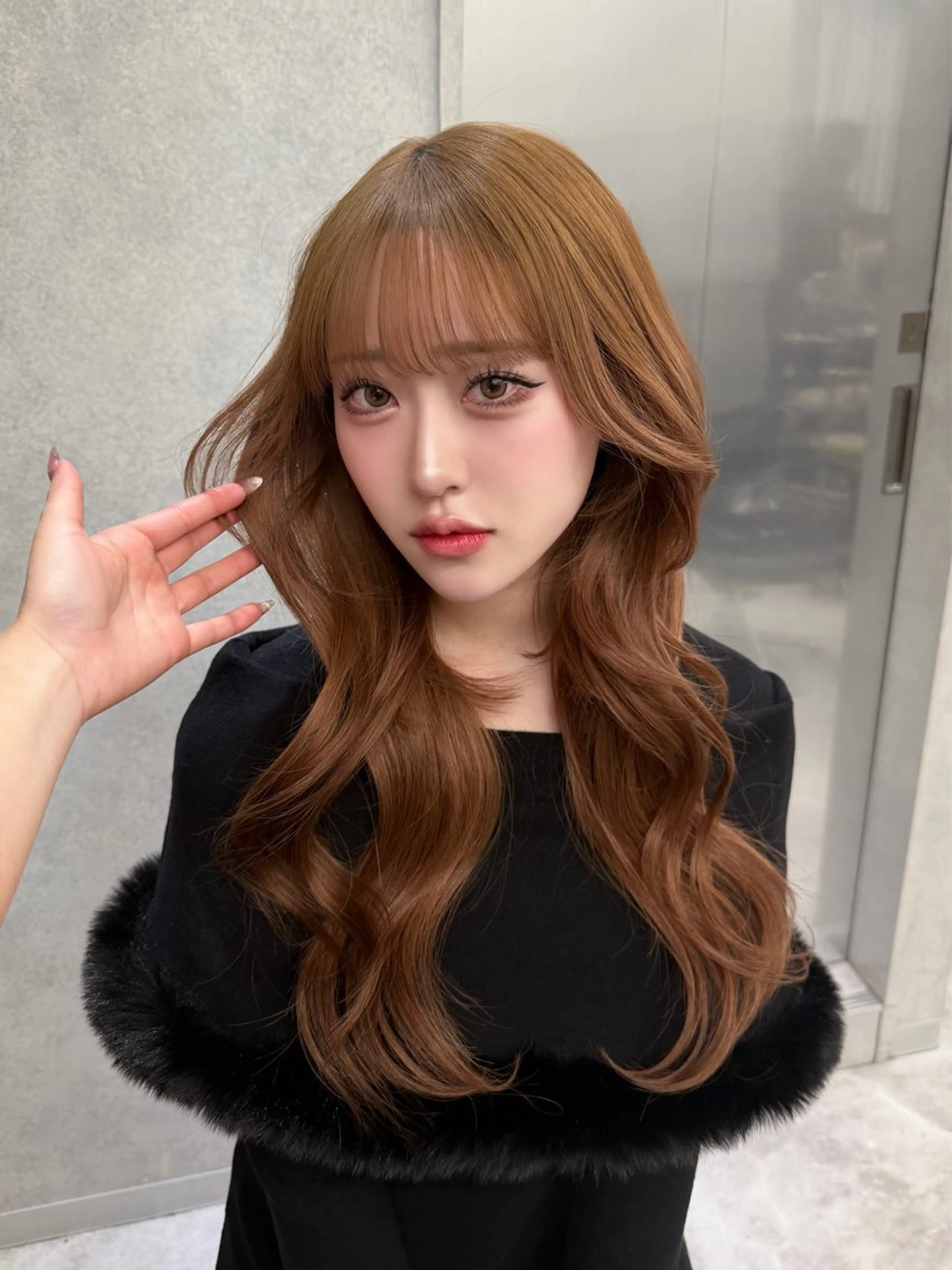 【🩶当日限定クーポン🩶】ワンカラー+トリートメント+韓国風スタイリングの写真