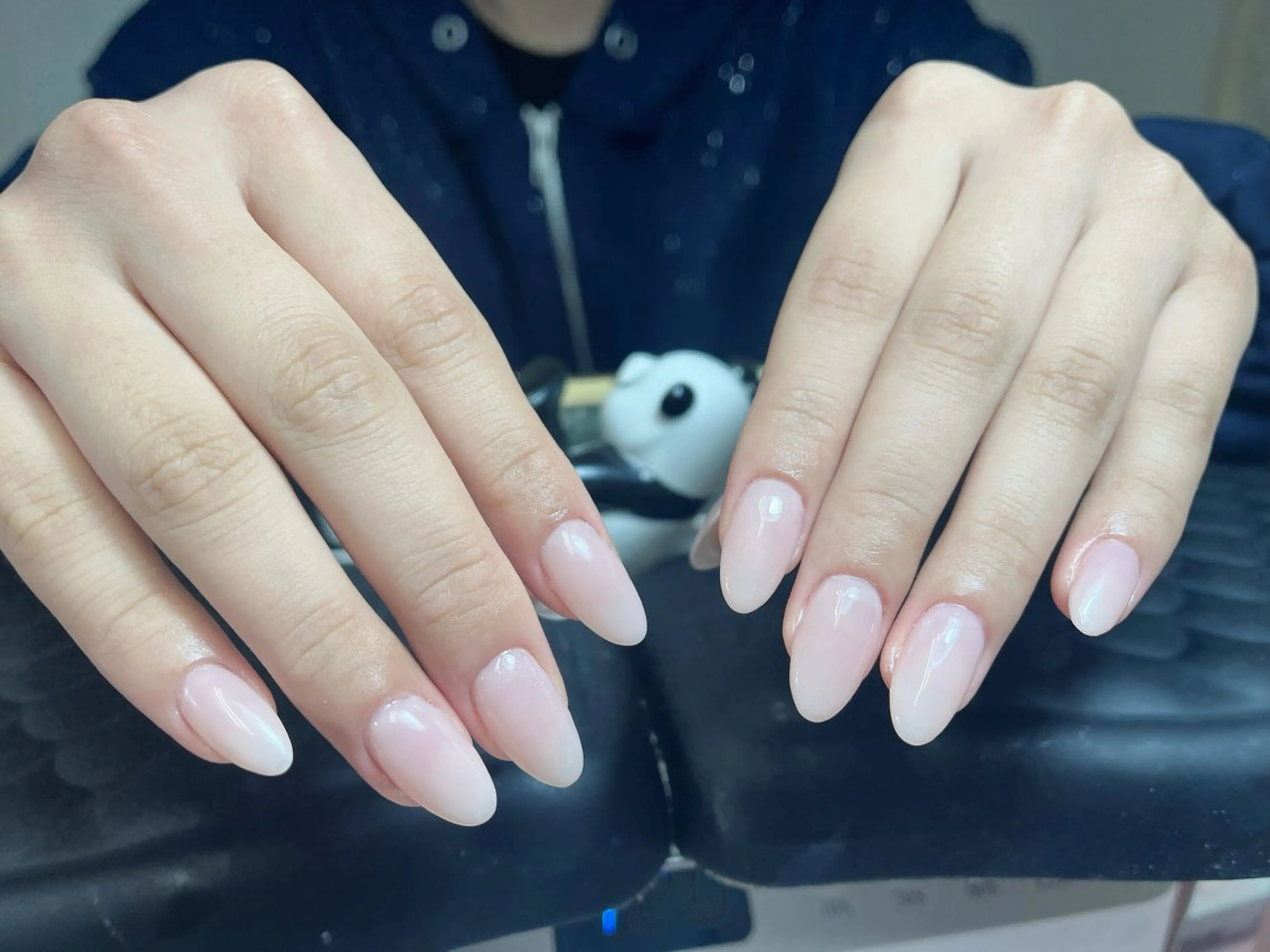 ネイル チークネイル 桜ネイル 長さ出し フットネイル ジェルネイル ハンドネイル Maika's nailのネイルデザイン
