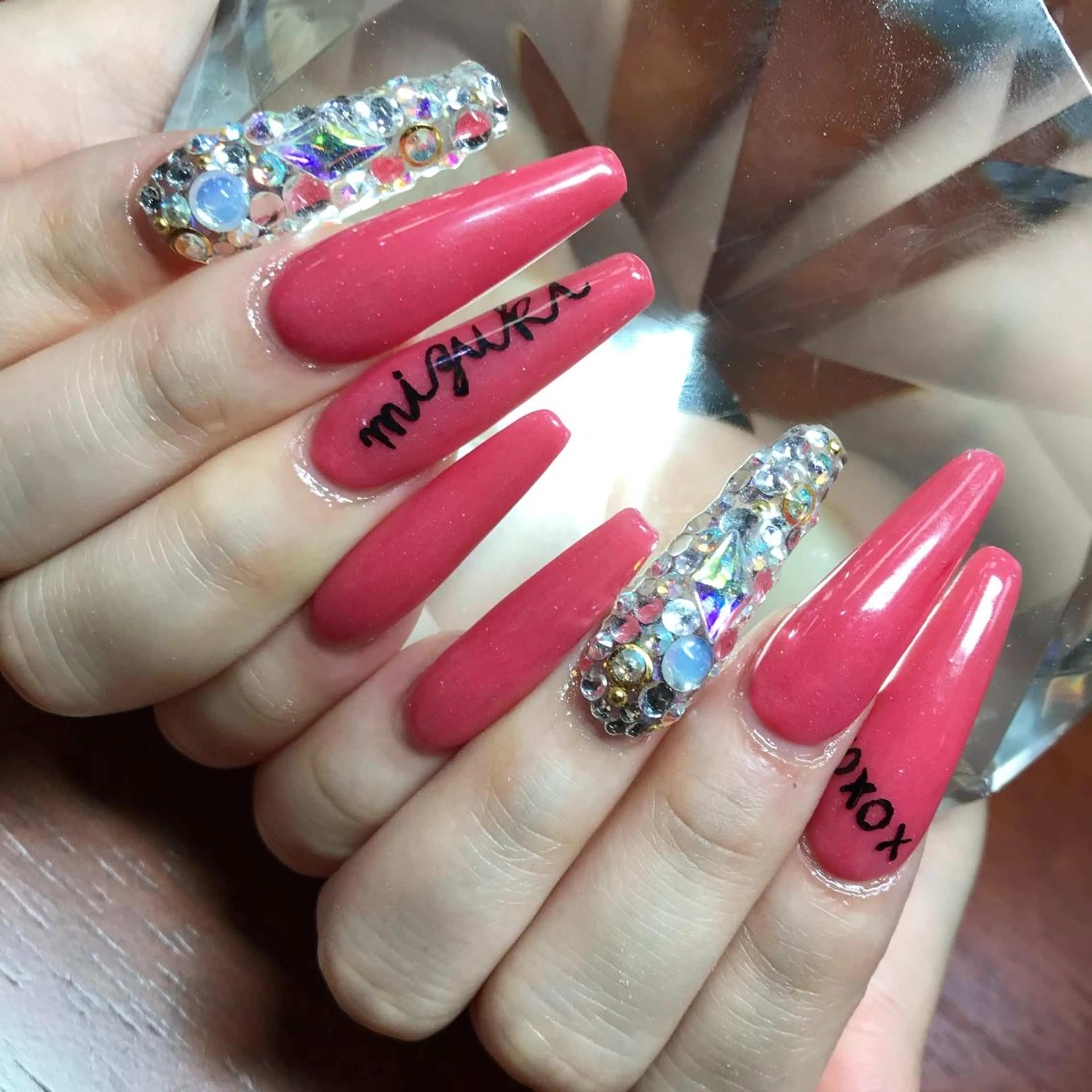 ロング ネイル アートネイル 《LB》ラブリエ Nail&eyeのマツエク・マツパデザイン