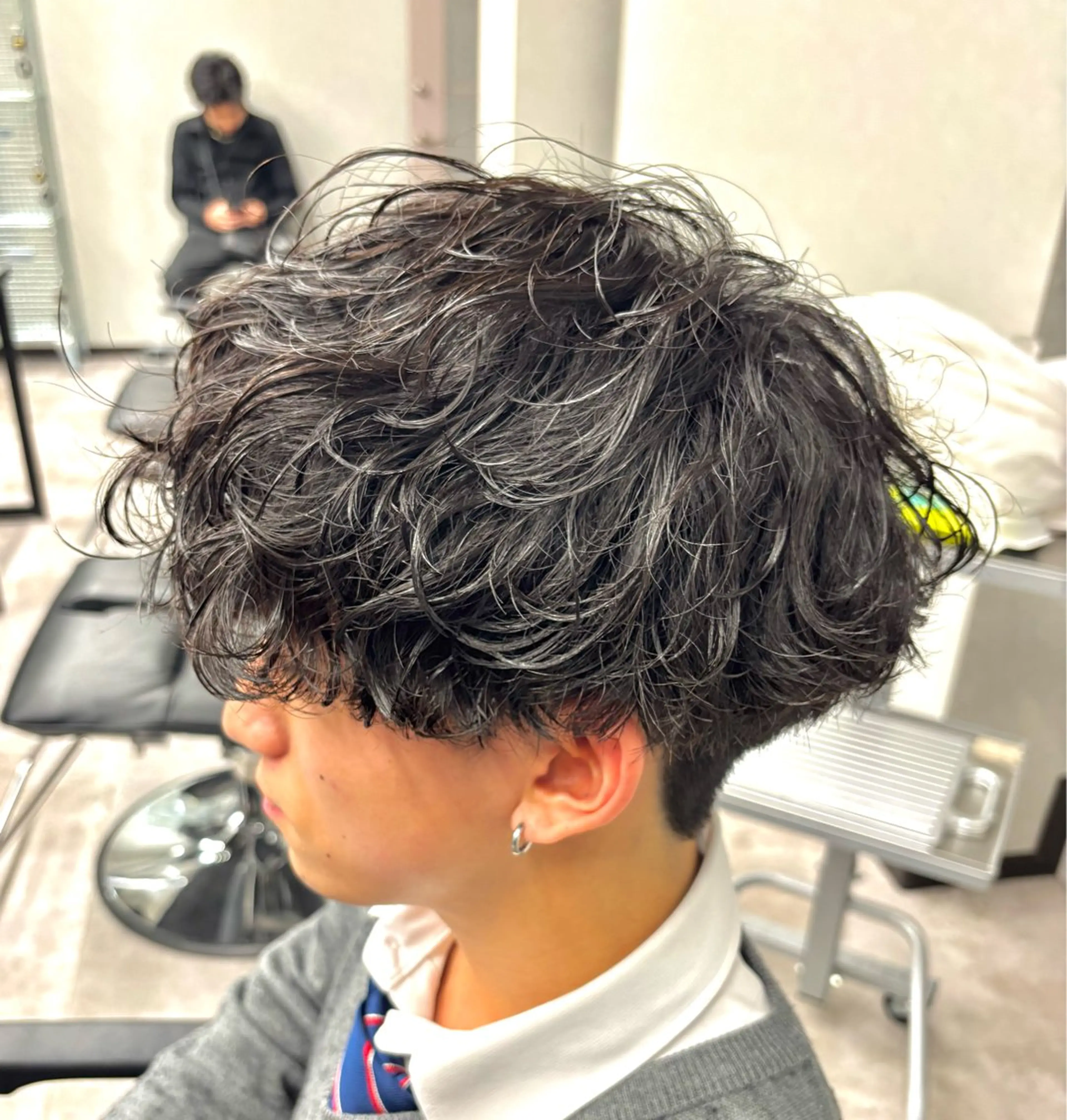 パーマ メンズ メンズパーマ カット パーマ メンズサロン/戸塚駅 東口3分/冨田大輝のヘアスタイル