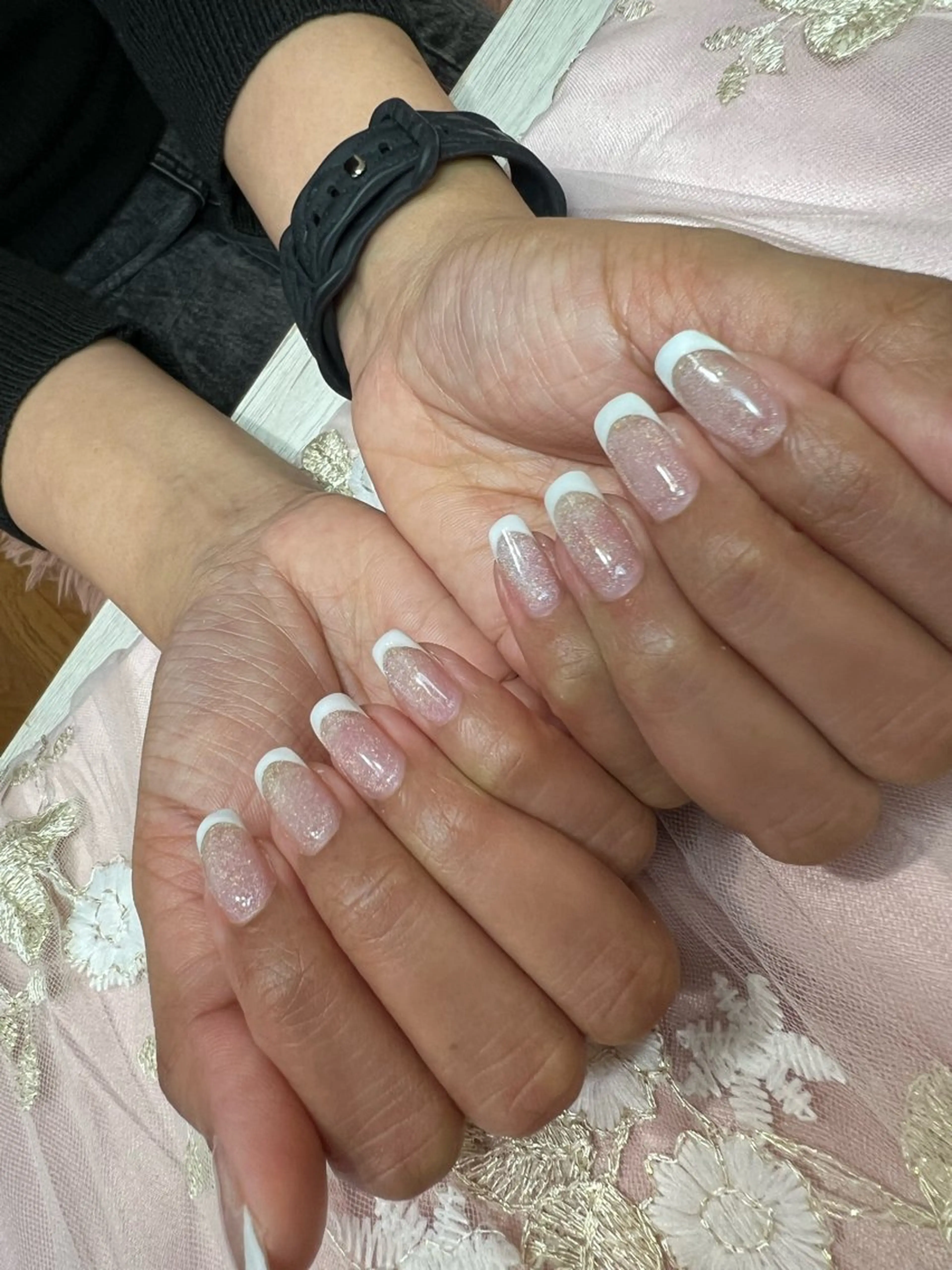 ネイル フレンチネイル マグネットネイル Luminous ⭐︎のネイルデザイン