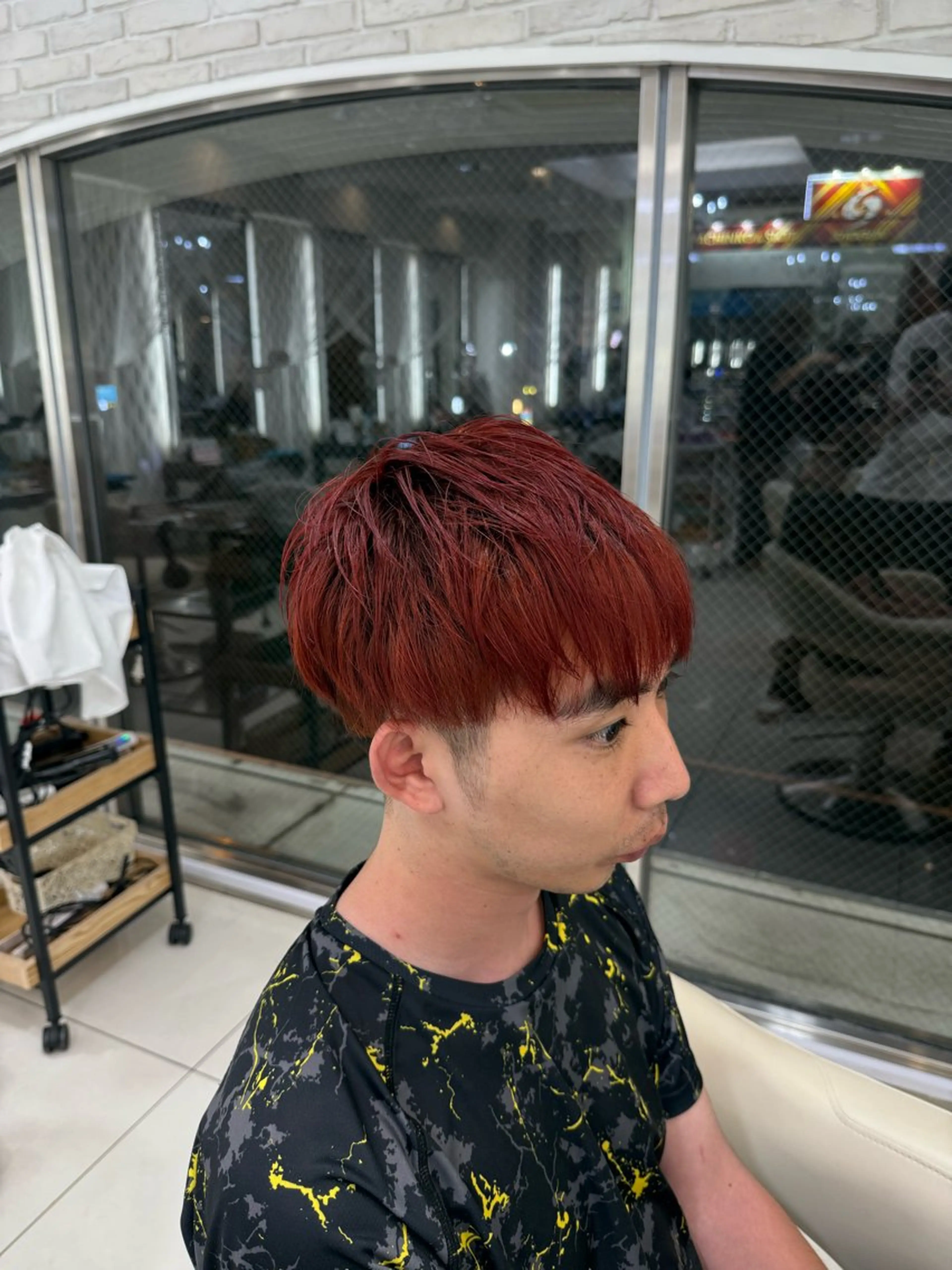 ショート カラー メンズ カット ヘアカラー 🔥men's特化 🔥三上 拓真のヘアスタイル