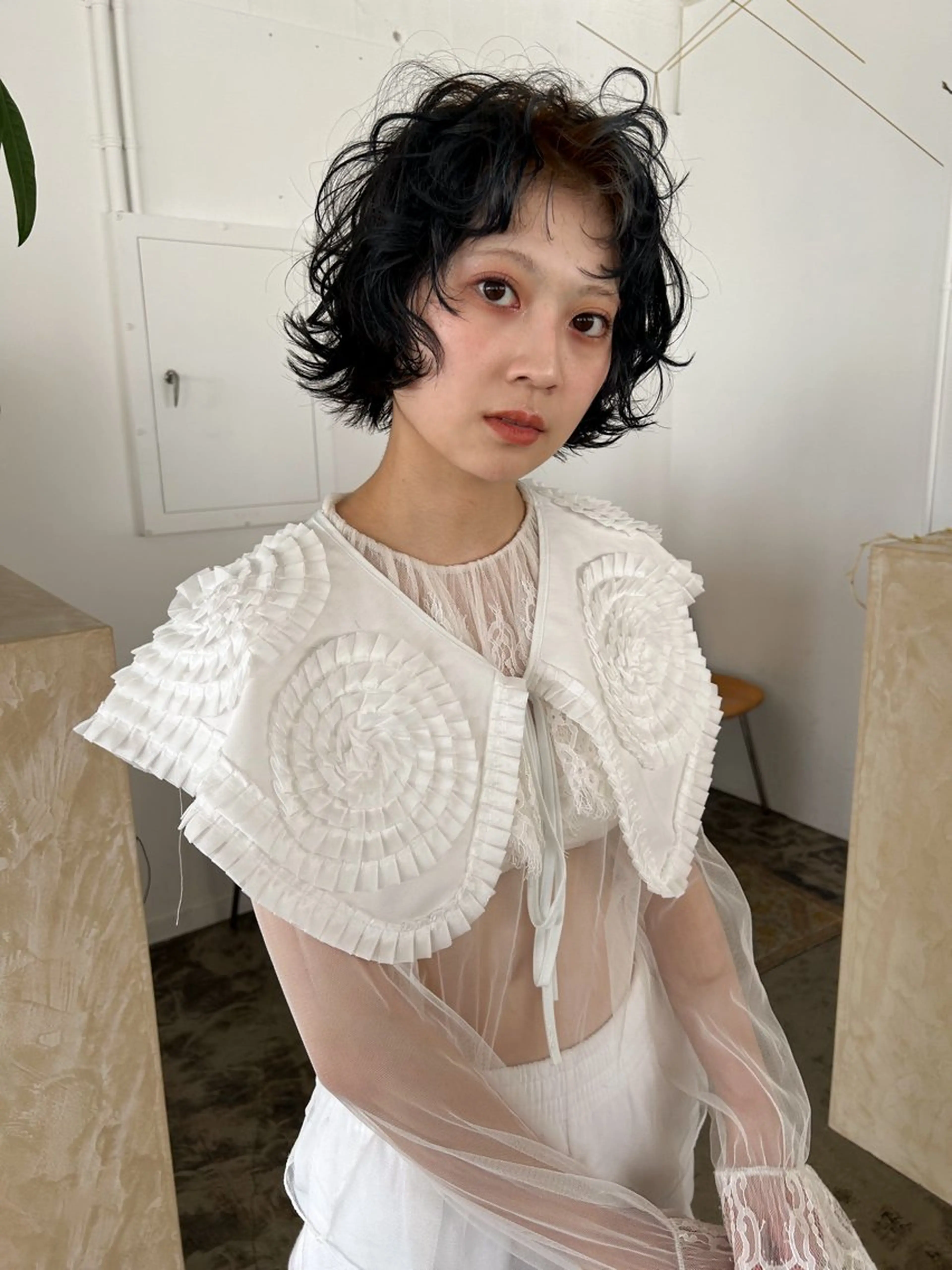 ショート カラー 原 瑞希のヘアスタイル