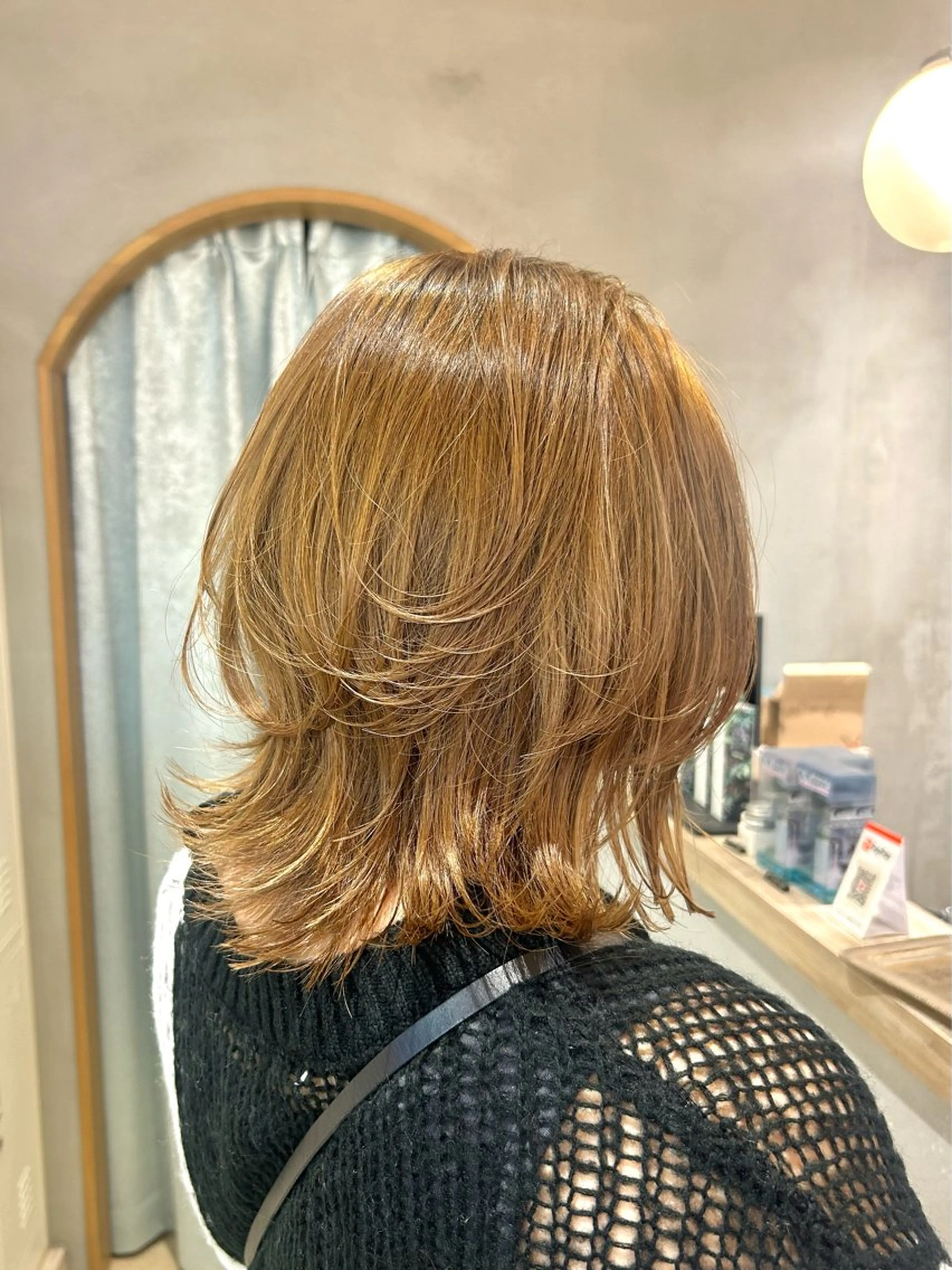ミディアム カット ヘアカラー トリートメント 🩵縮毛矯正/ブリー チ/髪質改善/いつかのヘアスタイル