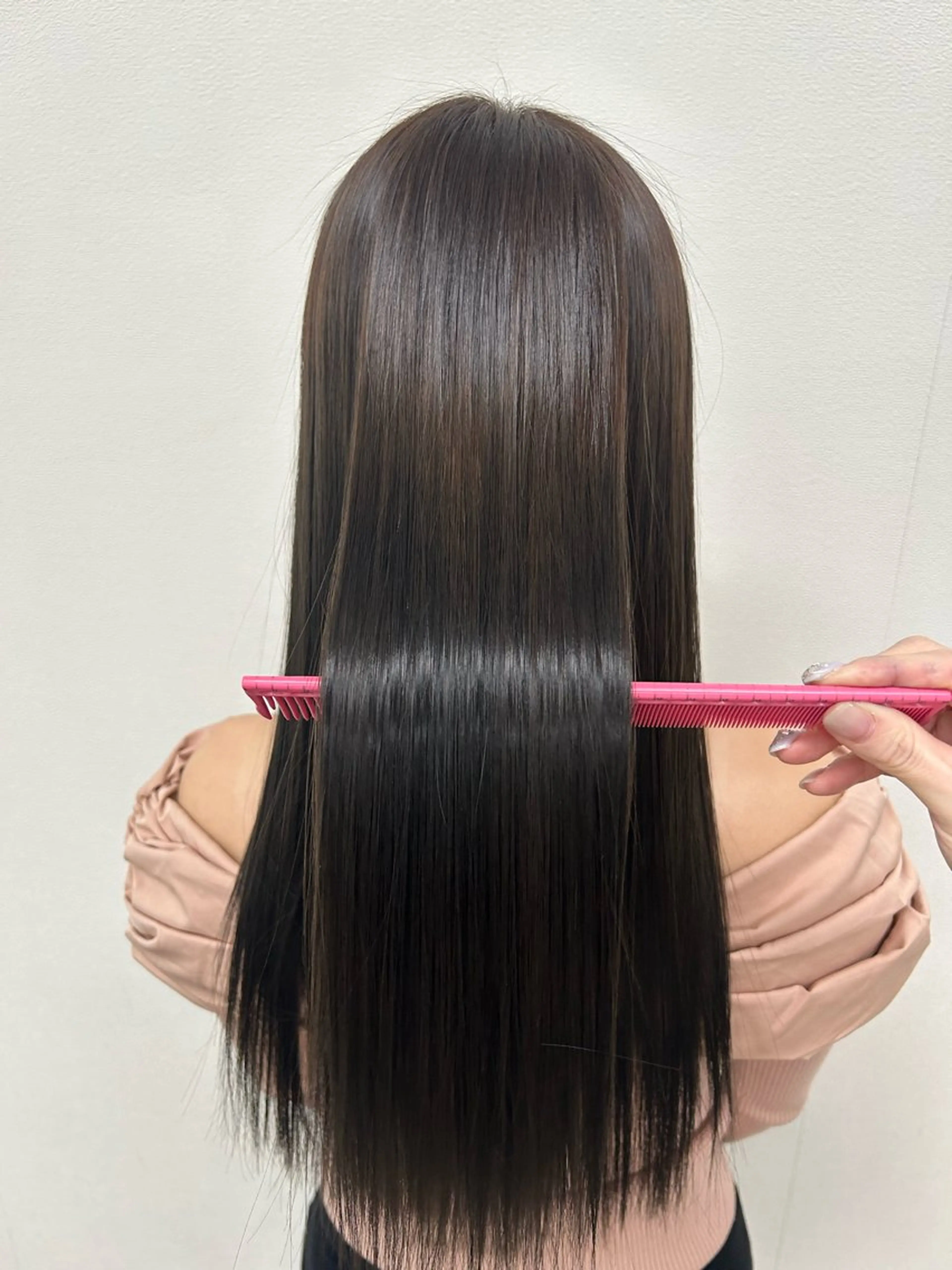 ロング カラー ninaアイドル前髪 ×透明感🎀のヘアスタイル