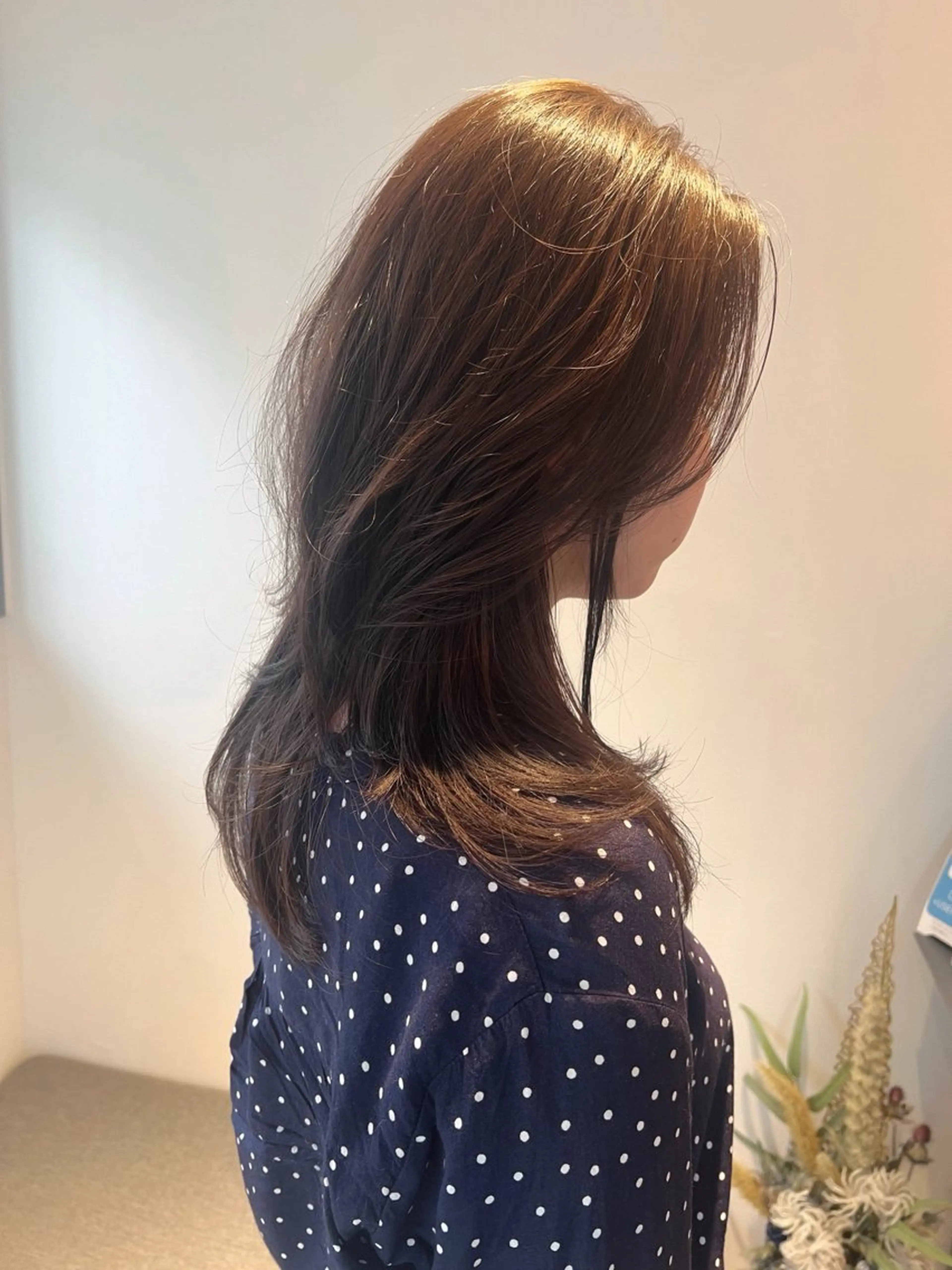 セミロング レイヤーカット ウルフカット Mirror'所属・ショート/韓国ヘア 押本恵一のヘアスタイル