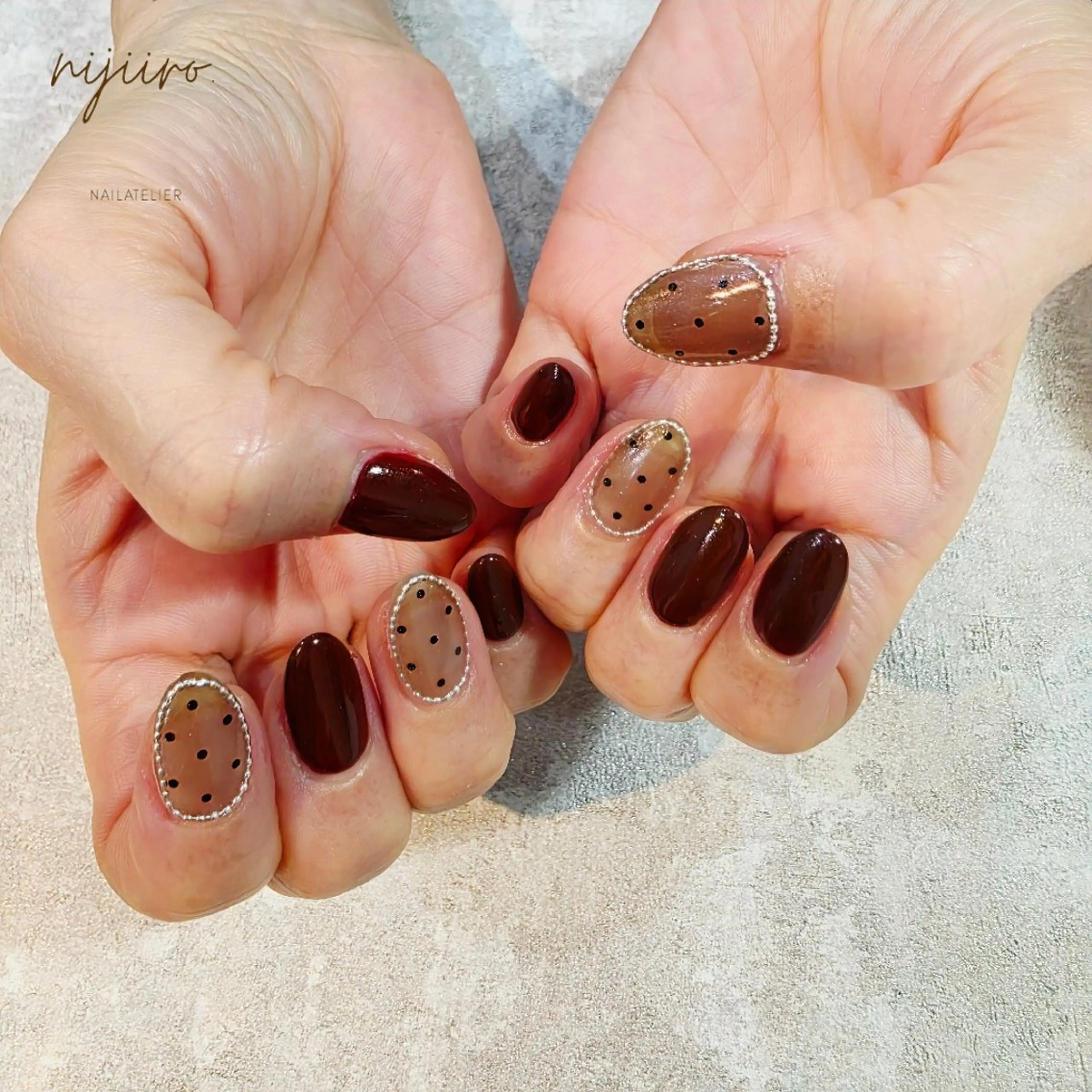 ネイル ハンドネイル nijiiro🌈 サトウのネイルデザイン