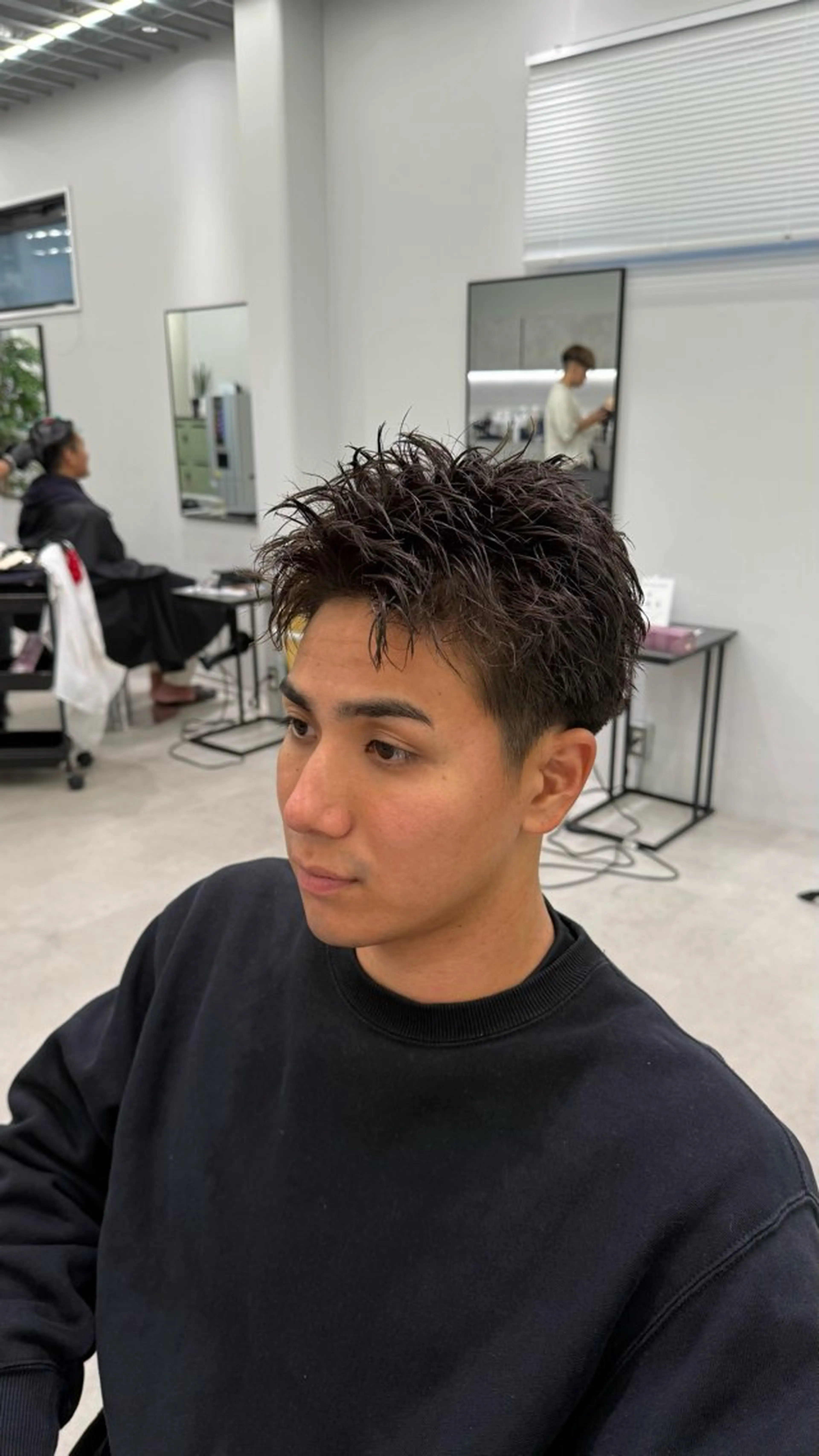 ショート メンズ メンズパーマ Joule大分 メンズ特化植木永遠のヘアスタイル