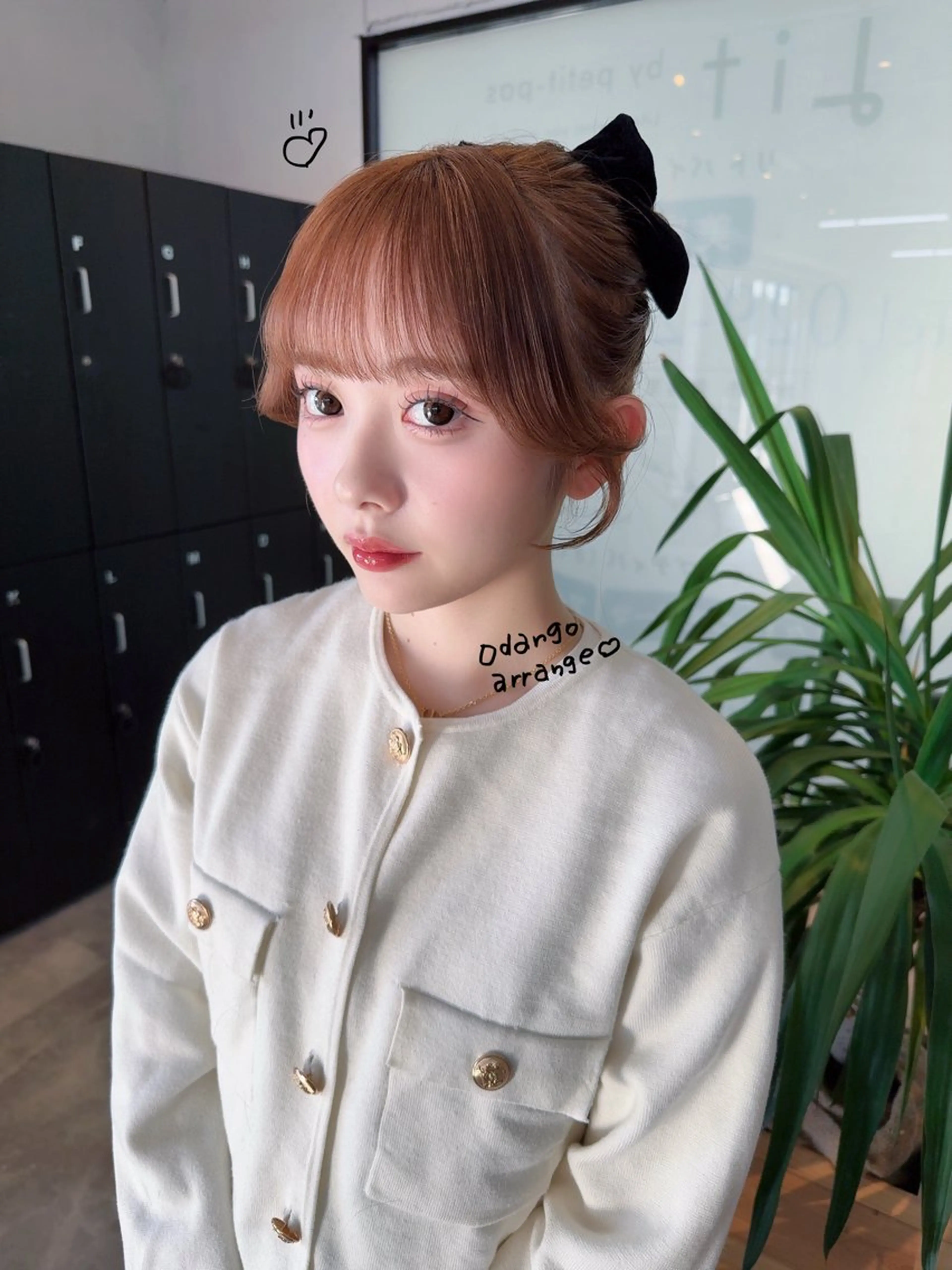 ロング カラー ヘアアレンジ 韓国ヘア特化 💟 ララア 💟のヘアスタイル