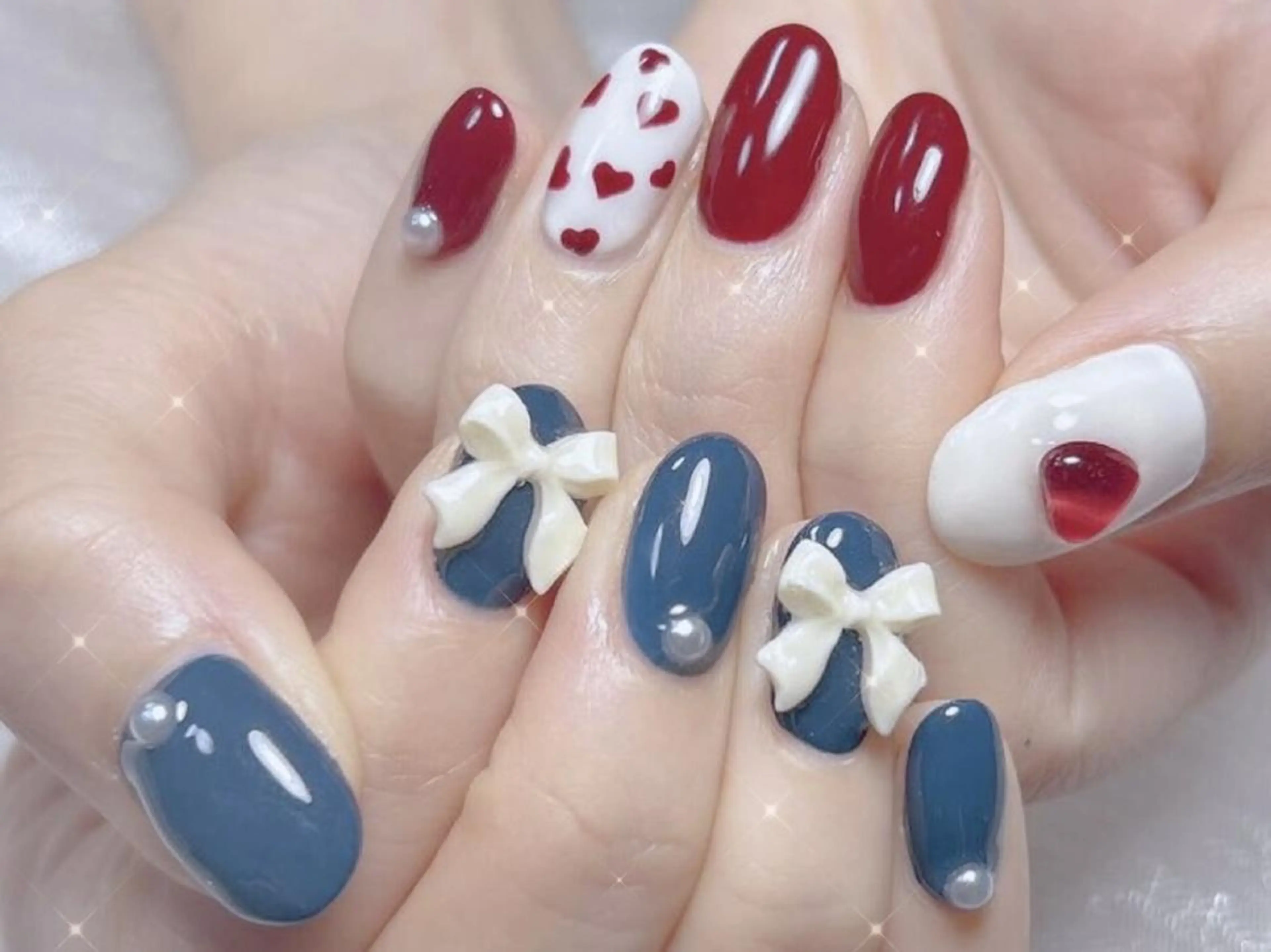 ネイル 💙羽生 彩光💙のネイルデザイン