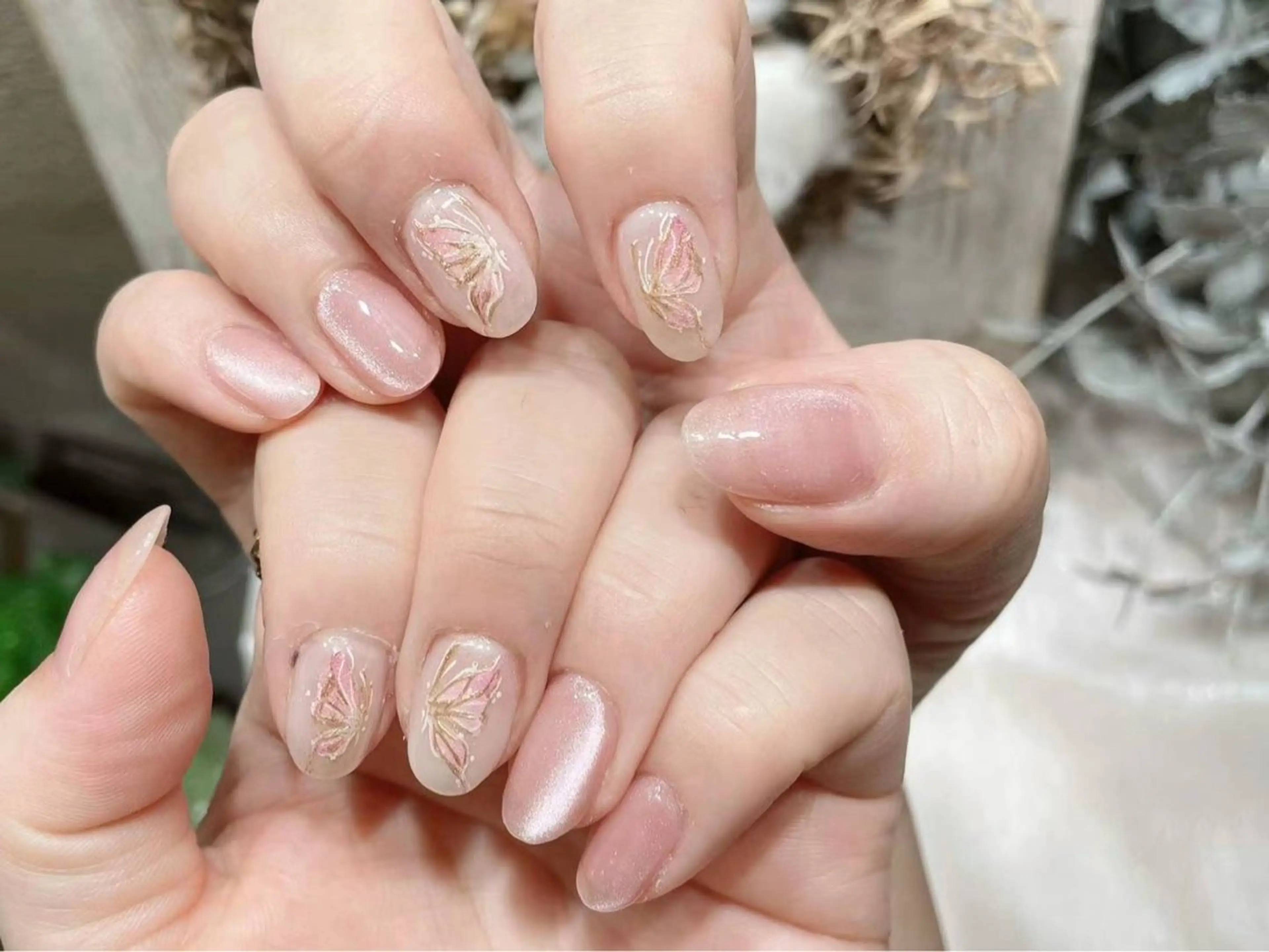 ネイル アートネイル フラワーネイル フットネイル ジェルネイル マグネットネイル Babarla nailのネイルデザイン