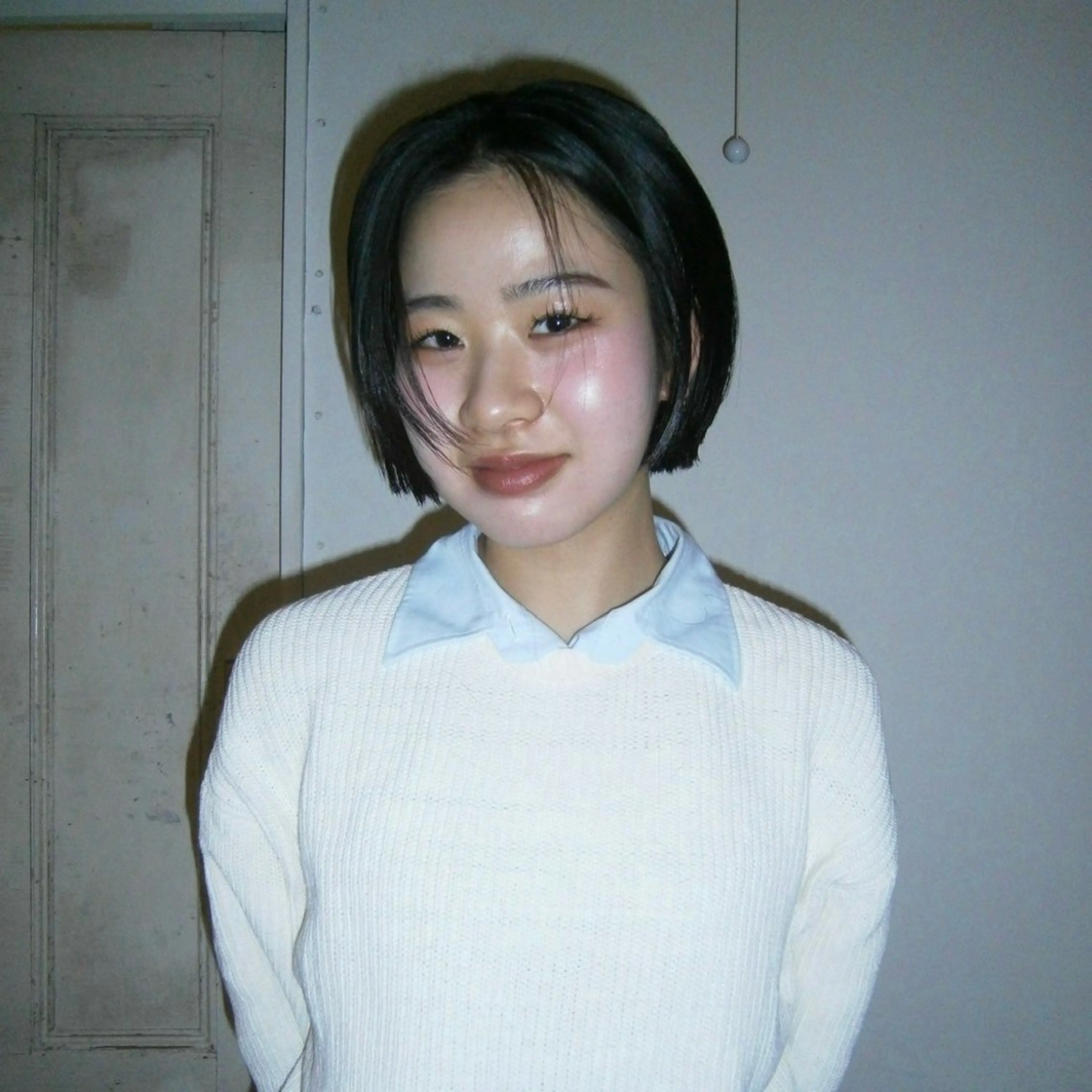 ショート ボブ レイヤー/ベージュ mikuのヘアスタイル