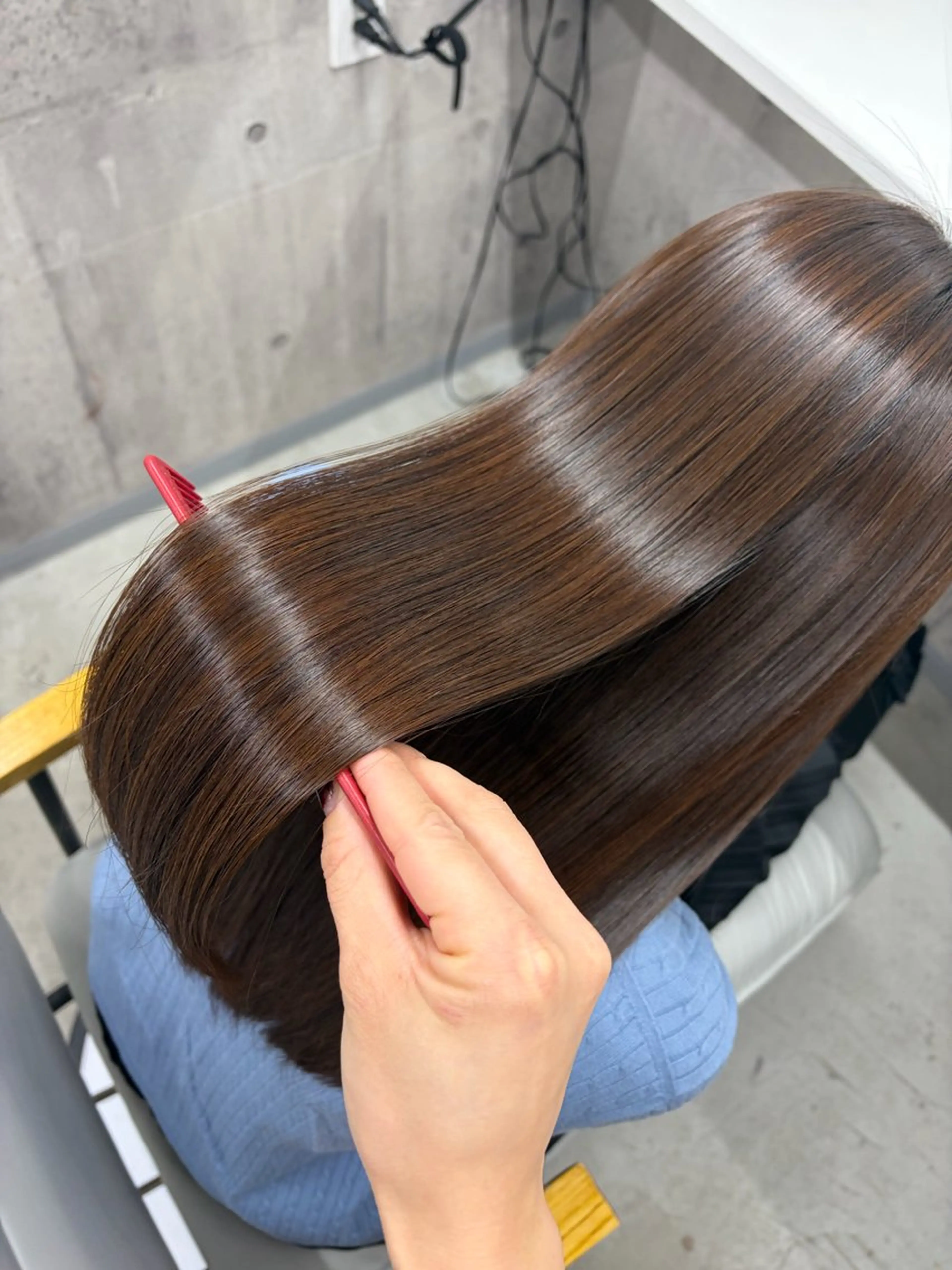 ロング カット トリートメント ageless/ nana/髪質改善のヘアスタイル