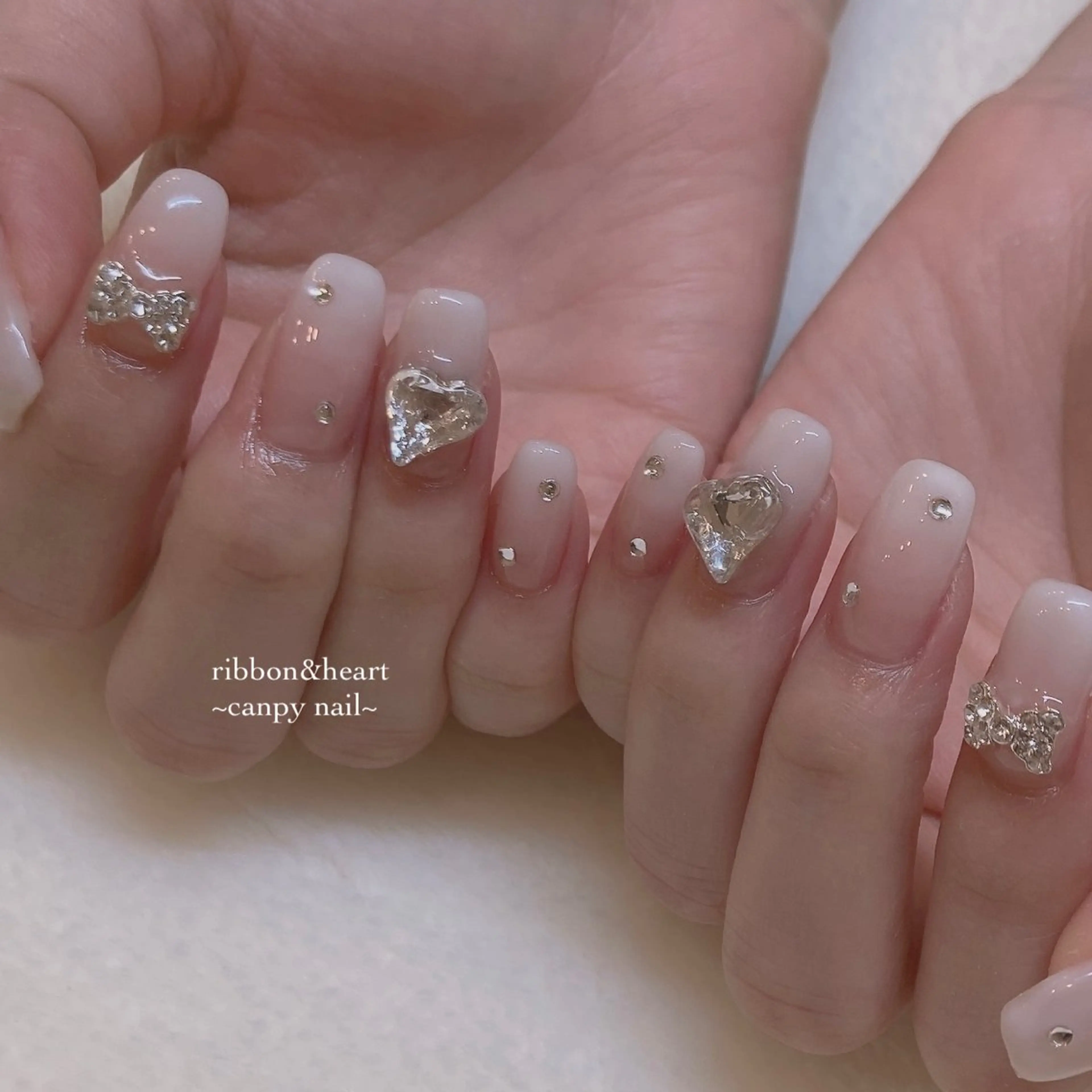 ネイル ハンドネイル 韓国ネイル/ワンホン ネイル🎀表参道3分のネイルデザイン