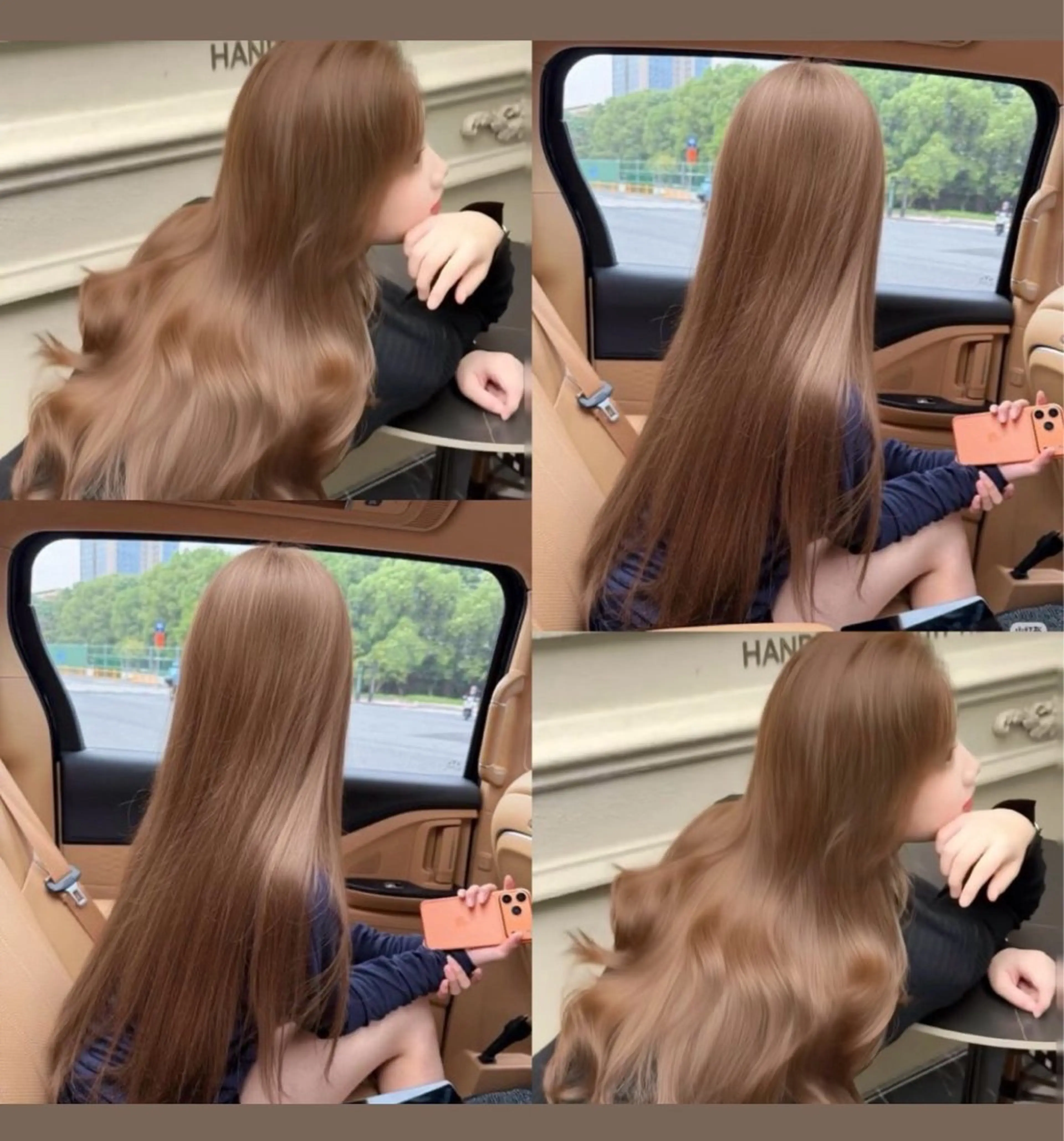 ロング カラー ヘアカラー トリートメント 透明感カラー×艶🤎 🌟YOSHIKIのヘアスタイル