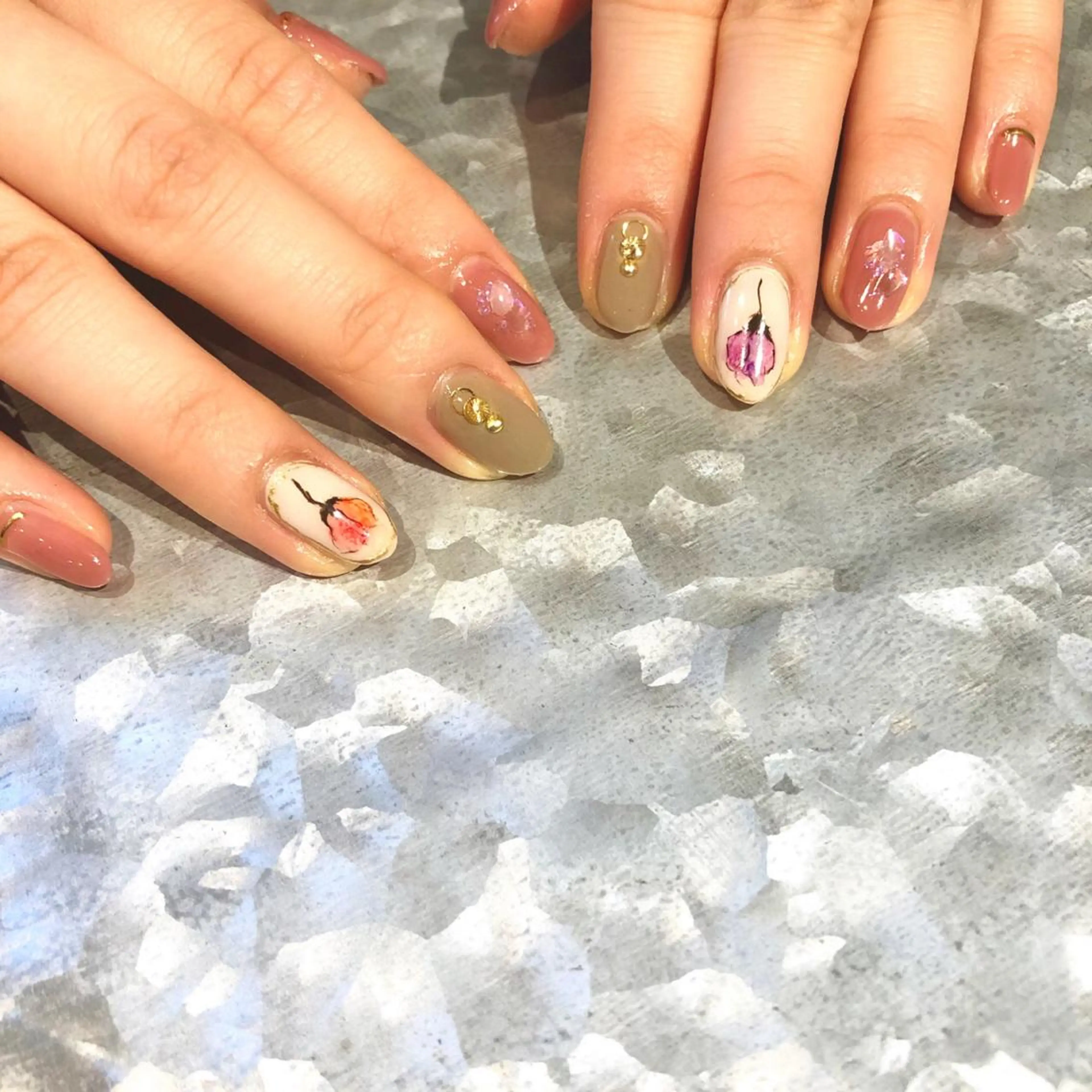 ネイル 春ネイル TRAM-nail moriizumiのネイルデザイン