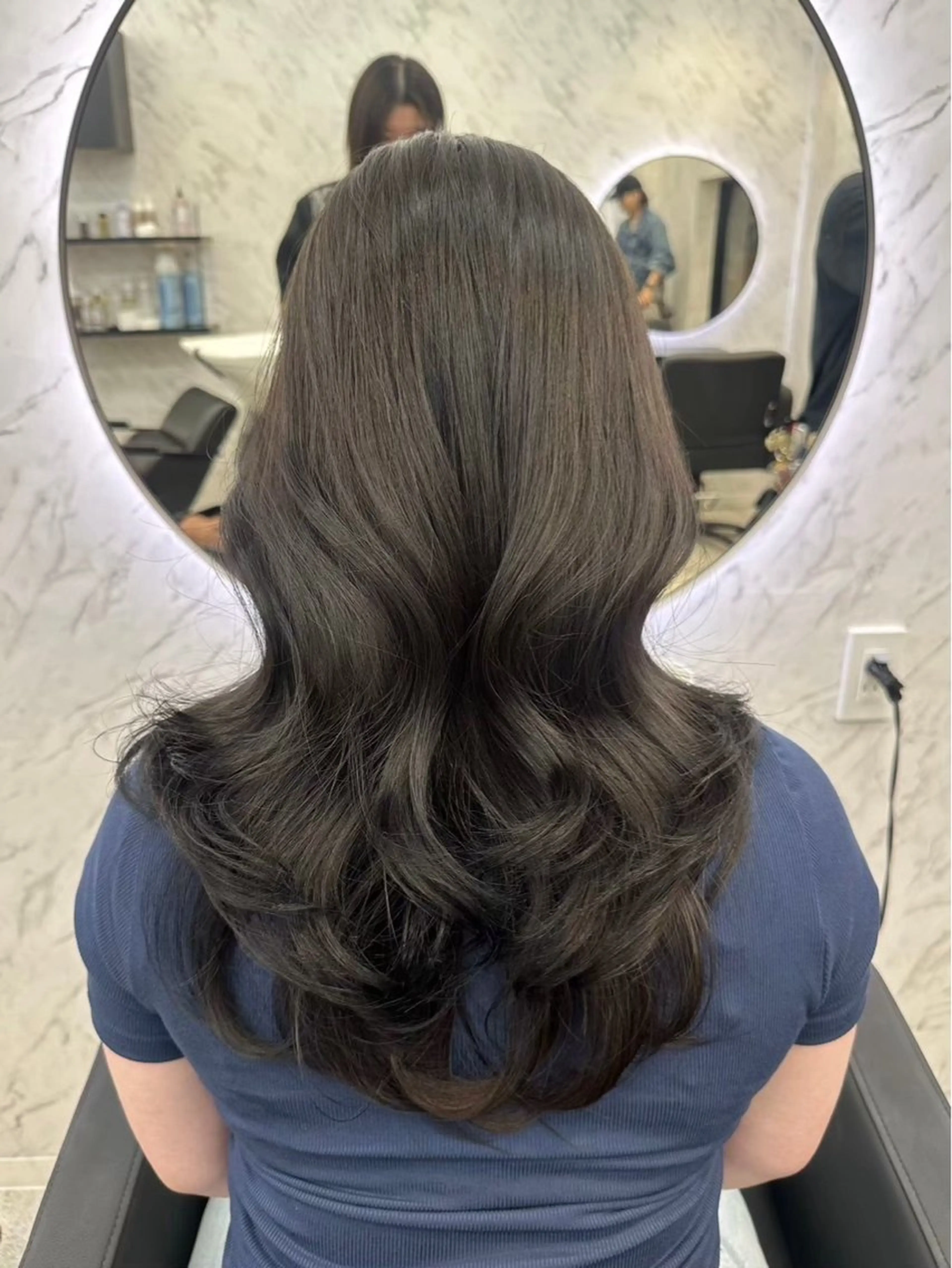 セミロング hair salon dot.mooda所属・カット1100円 🎀🫧/Rinnaのヘアスタイル