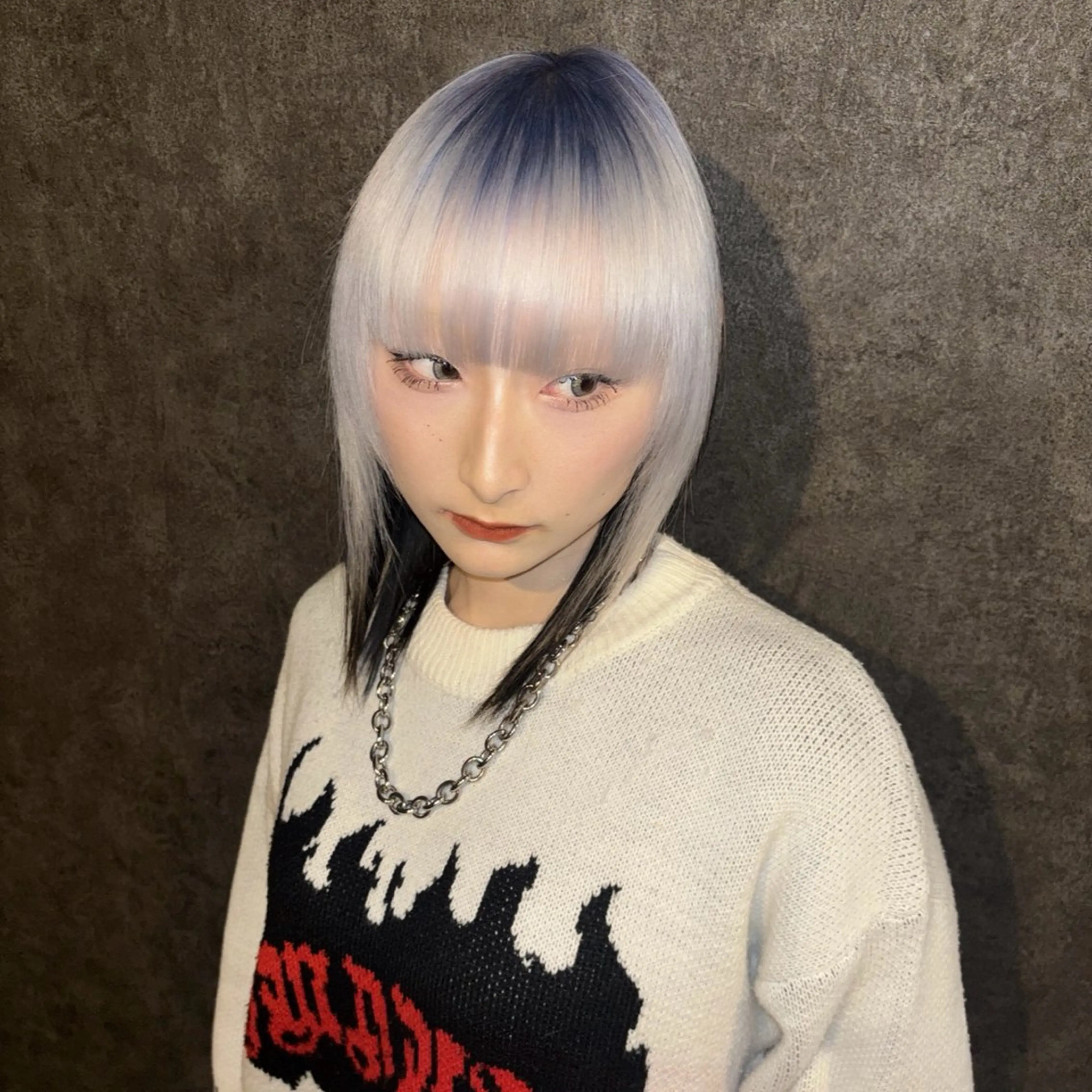 セミロング カラー ヘアカラー Ren. 🦋デザインカラーのヘアスタイル